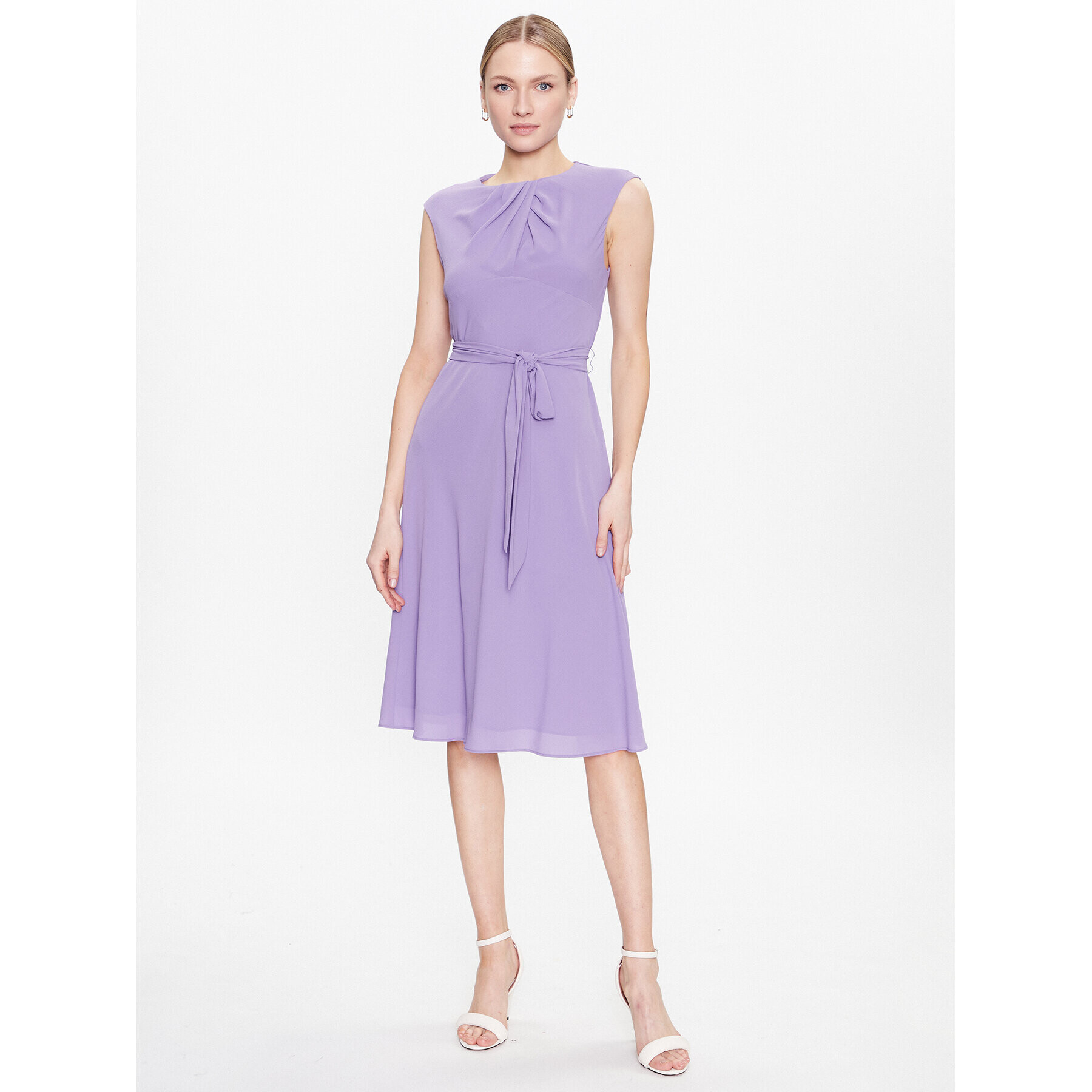 Lauren Ralph Lauren Rochie cocktail 250889253002 Violet Regular Fit - Pled.ro