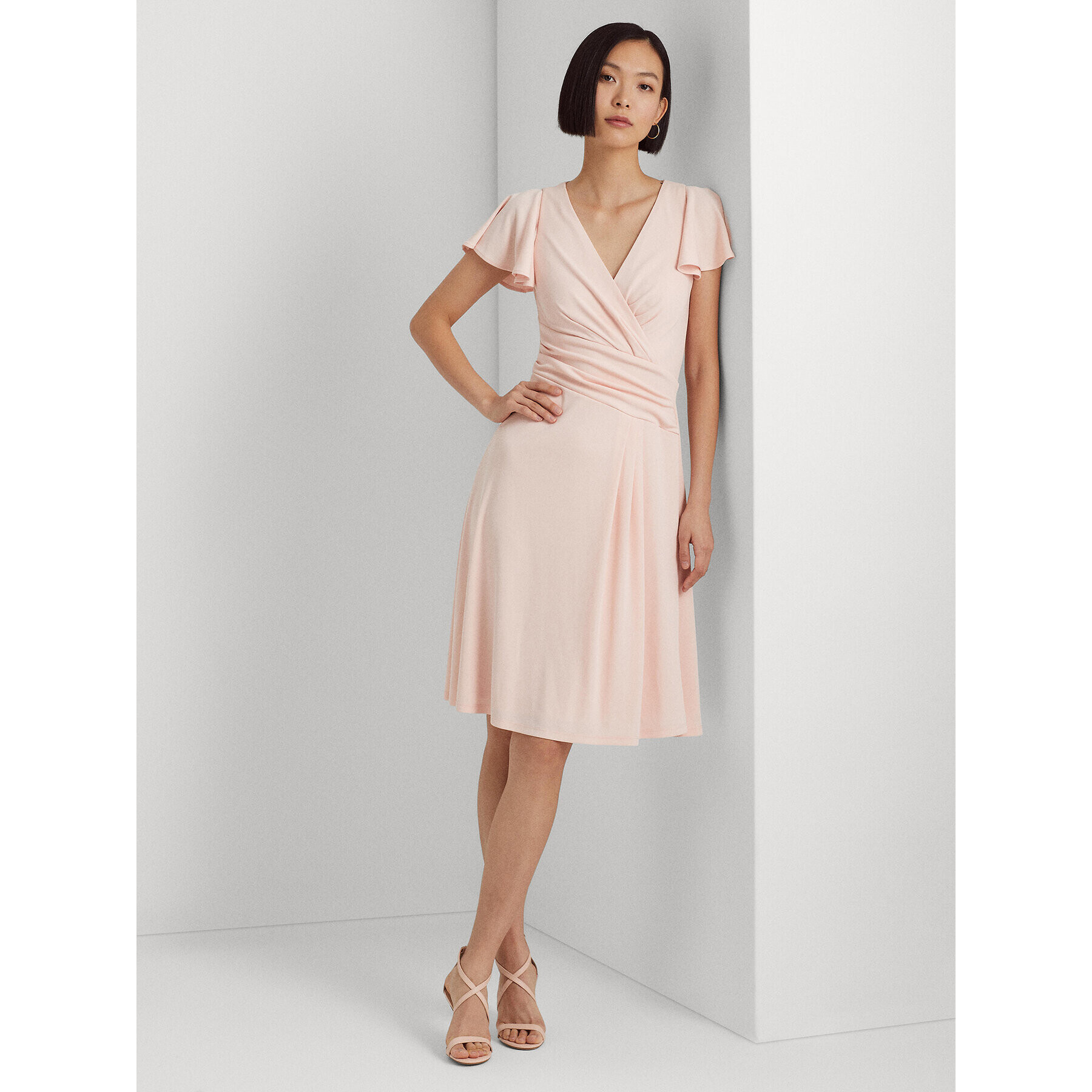 Lauren Ralph Lauren Rochie cocktail 250902766001 Portocaliu Regular Fit - Pled.ro