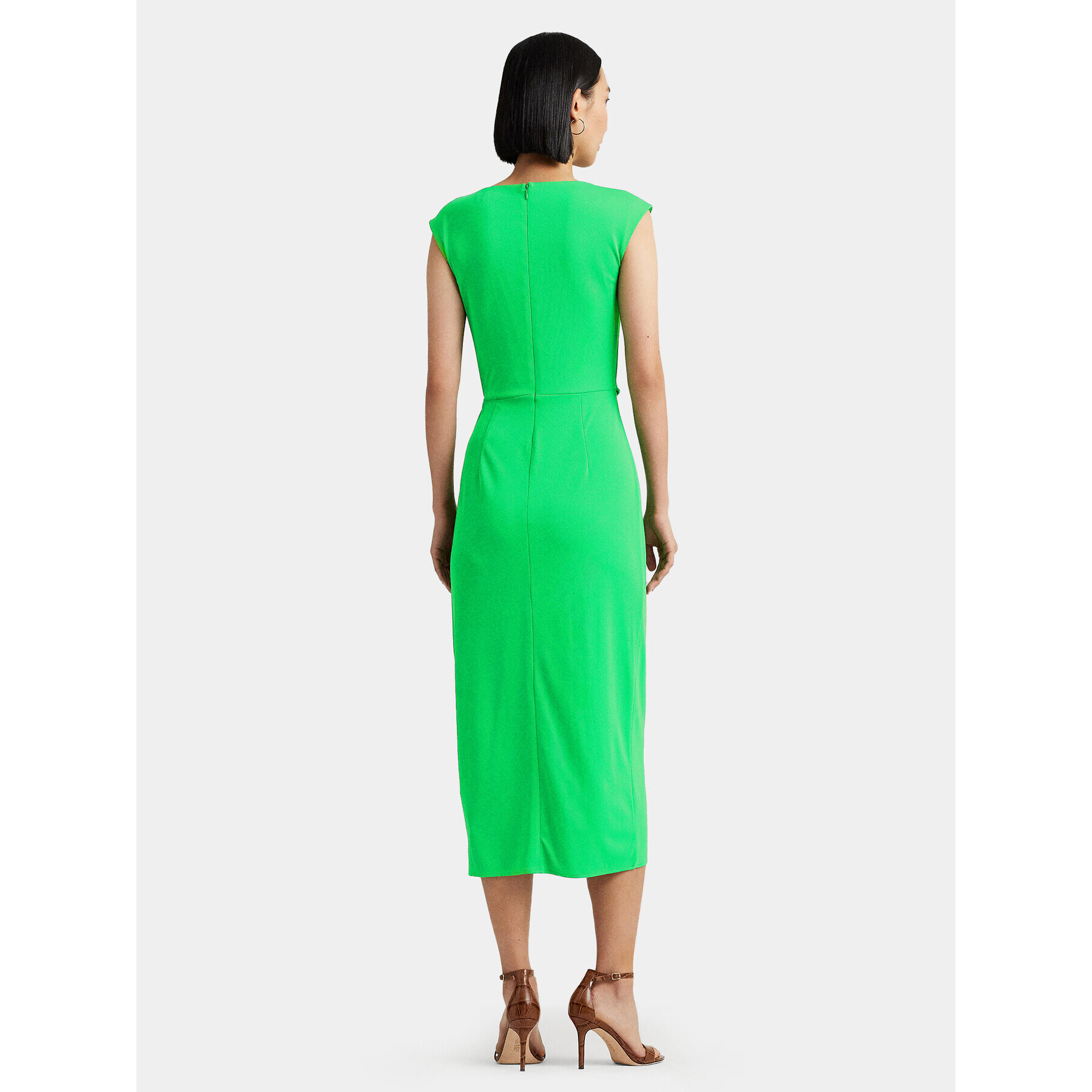 Lauren Ralph Lauren Rochie cocktail 250925939001 Verde Regular Fit - Pled.ro