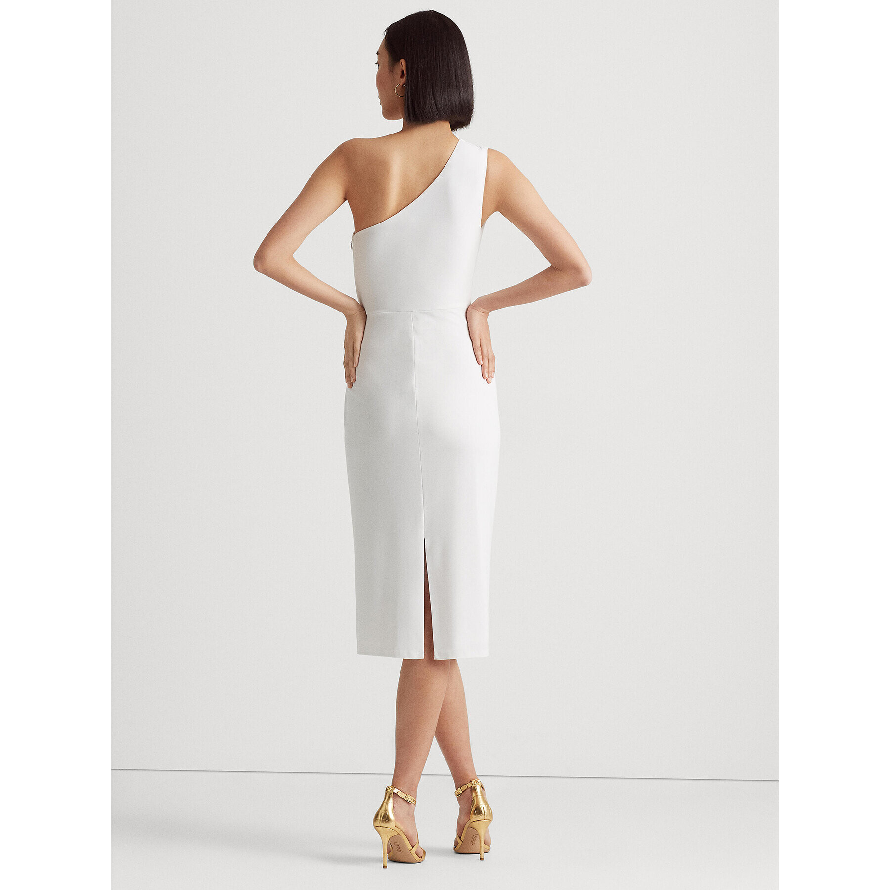 Lauren Ralph Lauren Rochie cocktail 253909234001 Alb Skinny Fit - Pled.ro