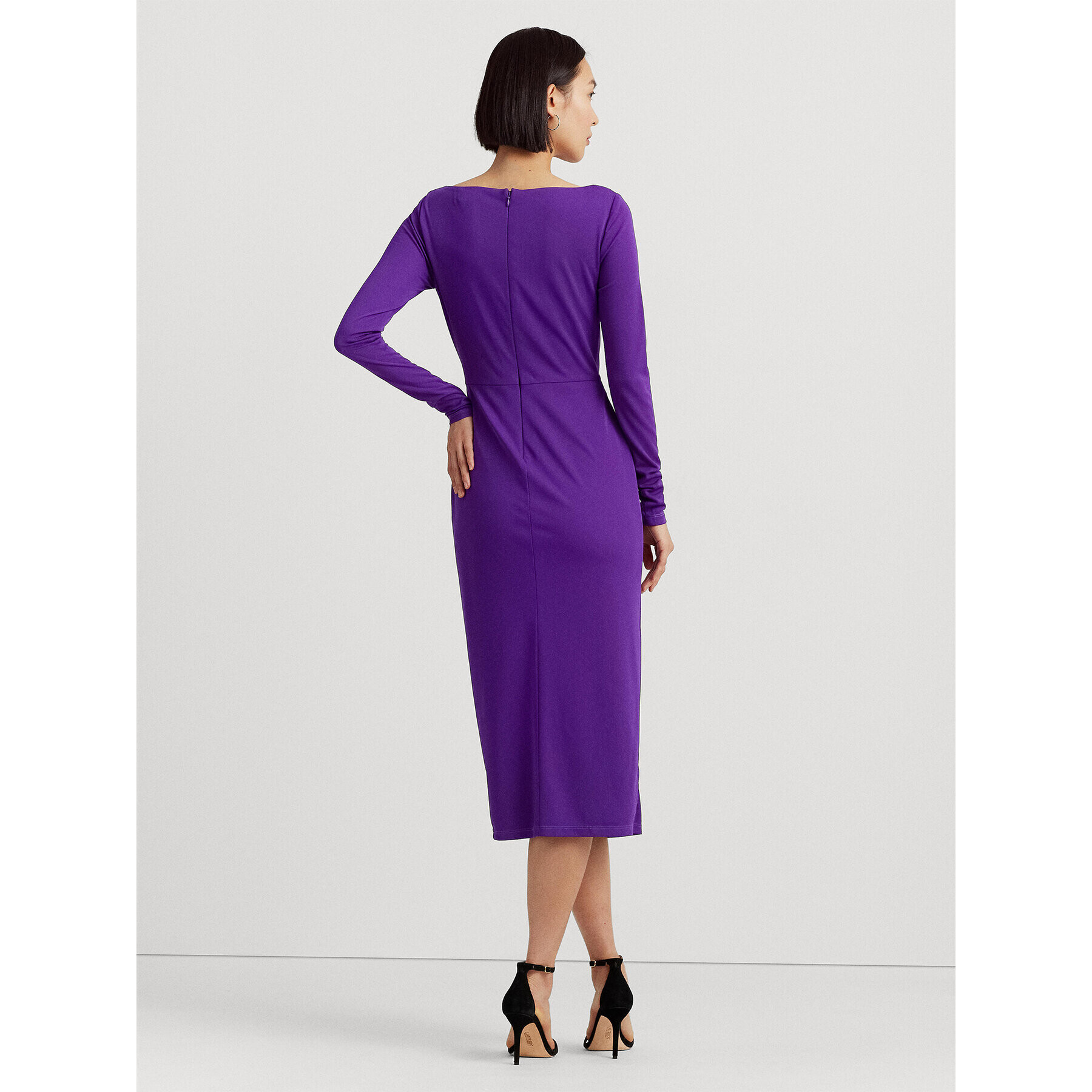 Lauren Ralph Lauren Rochie cocktail 253919794002 Violet Regular Fit - Pled.ro