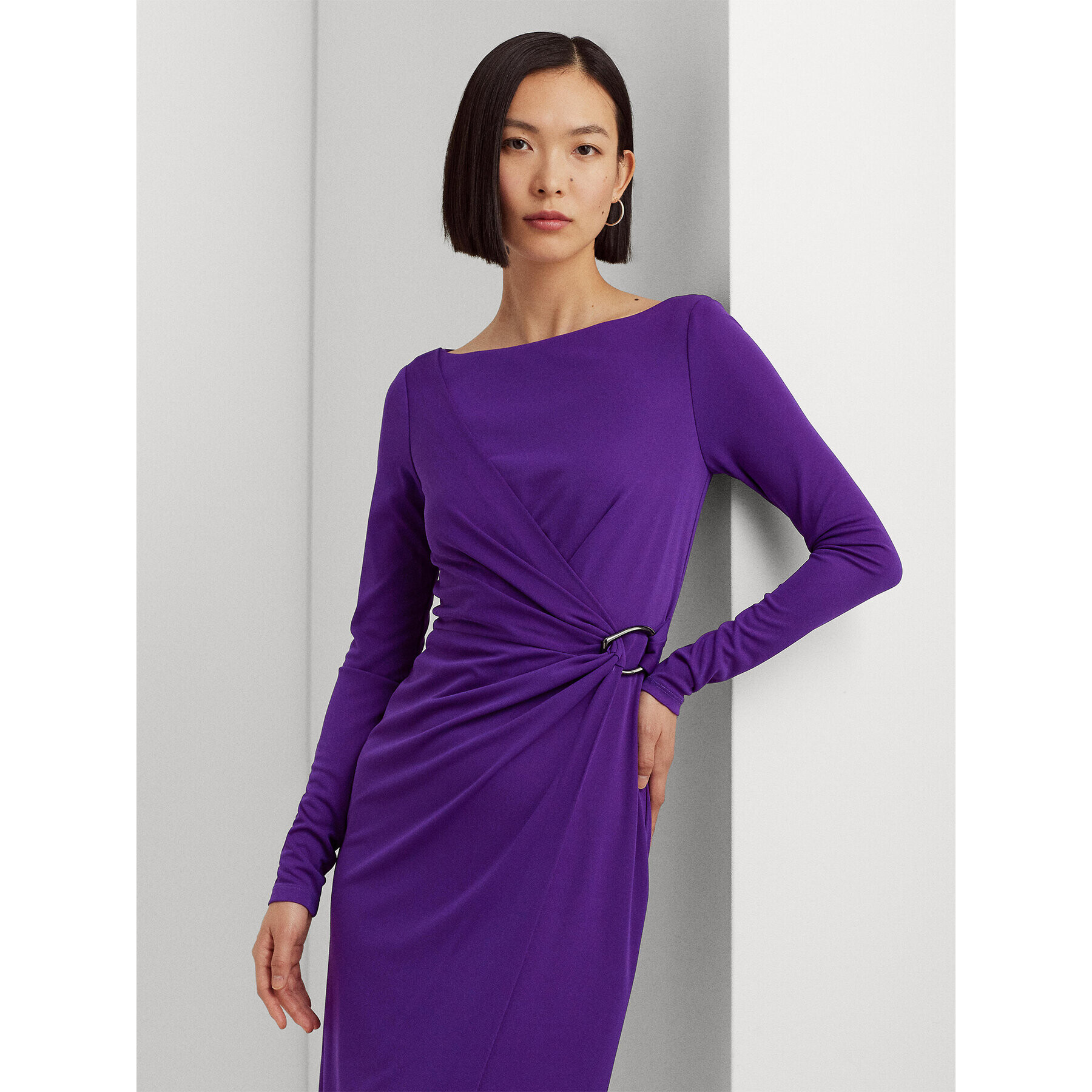 Lauren Ralph Lauren Rochie cocktail 253919794002 Violet Regular Fit - Pled.ro