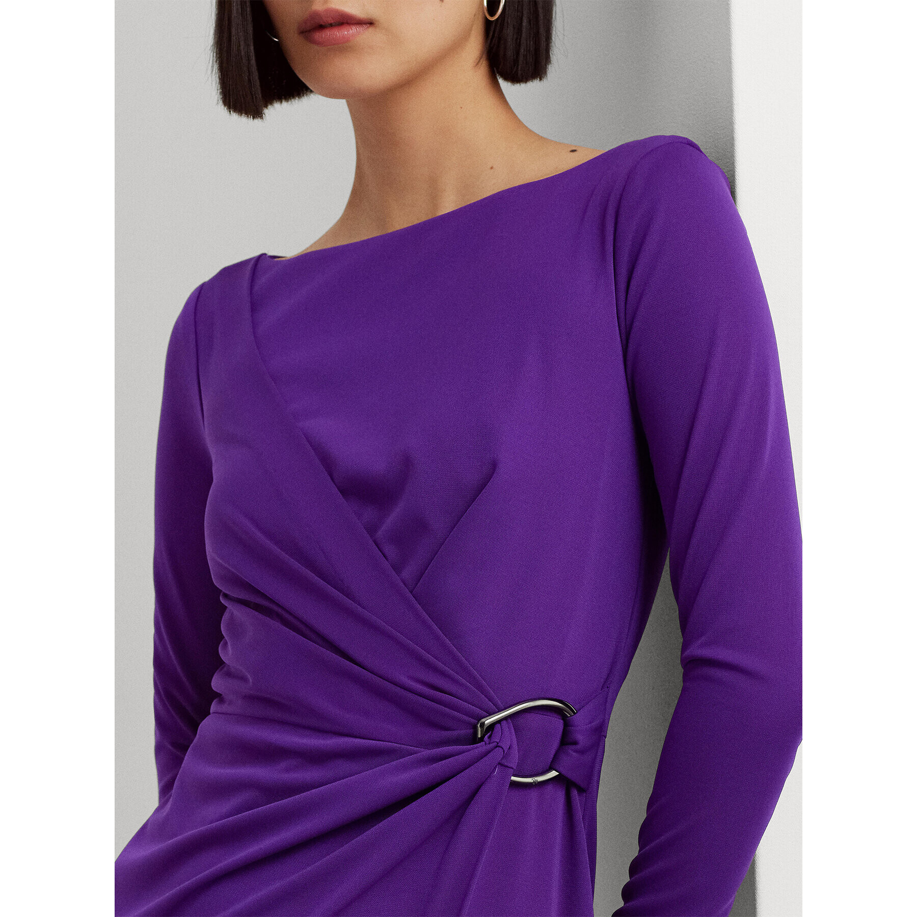 Lauren Ralph Lauren Rochie cocktail 253919794002 Violet Regular Fit - Pled.ro