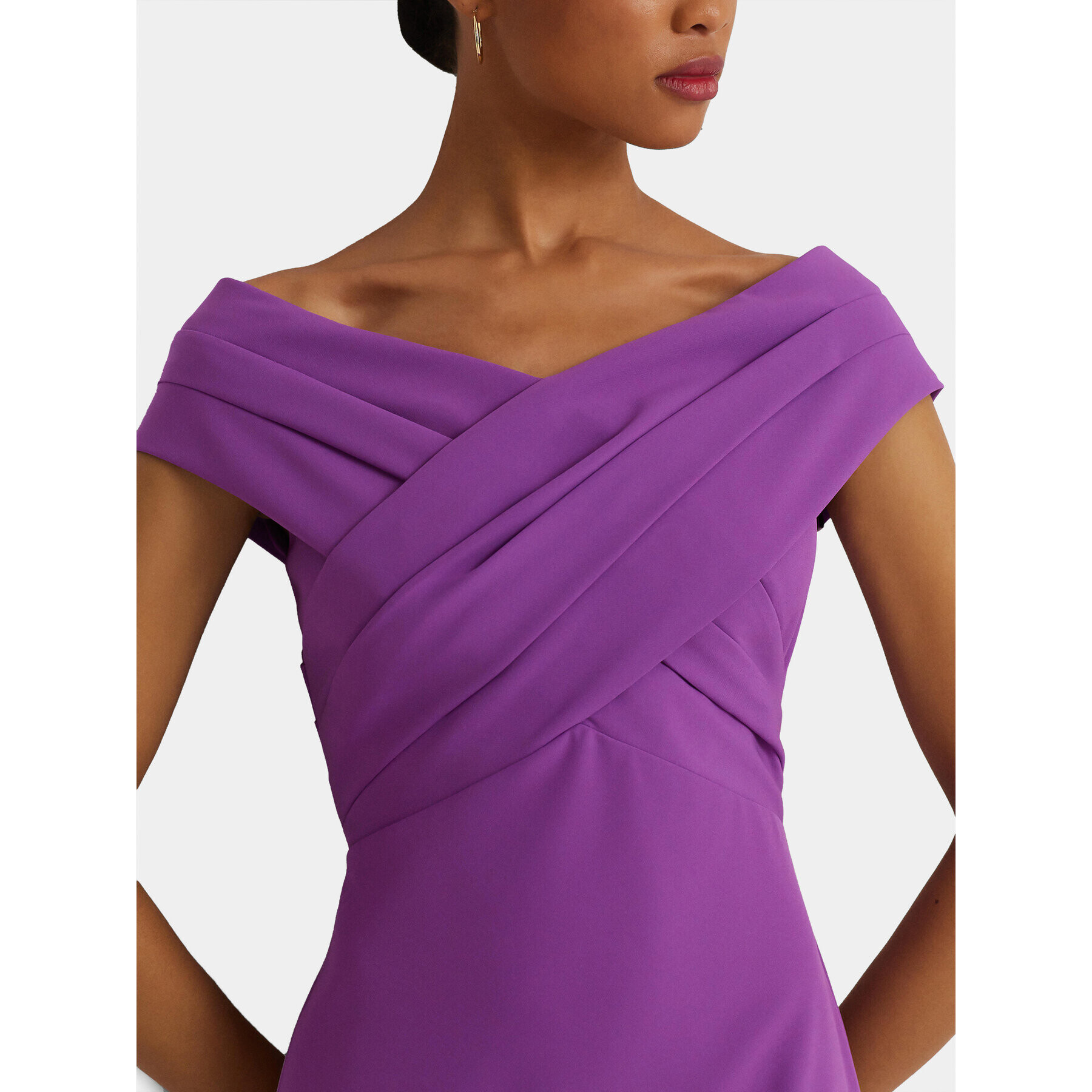 Lauren Ralph Lauren Rochie cocktail 253936390004 Violet Slim Fit - Pled.ro