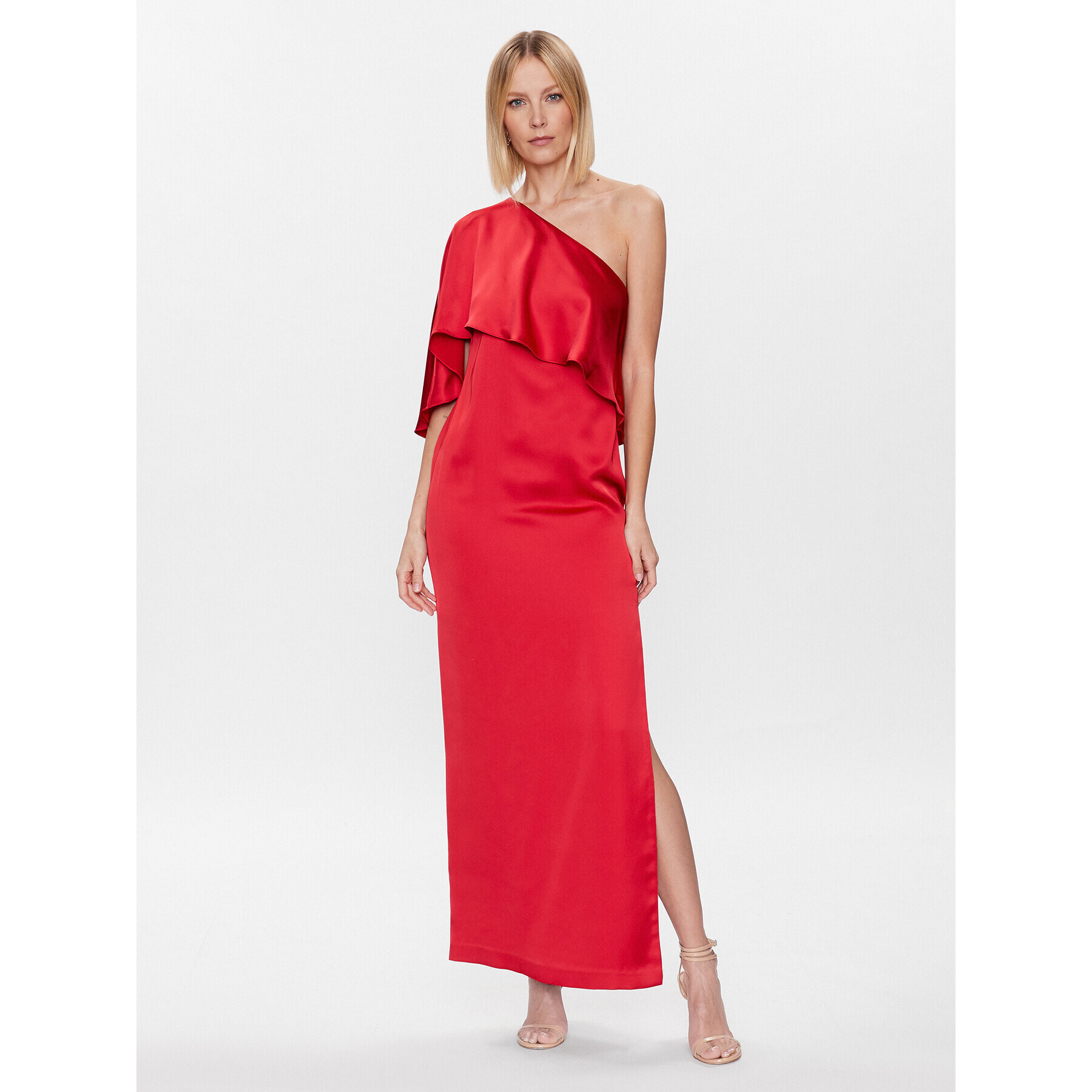 Lauren Ralph Lauren Rochie de seară 253889280003 Roșu Regular Fit - Pled.ro