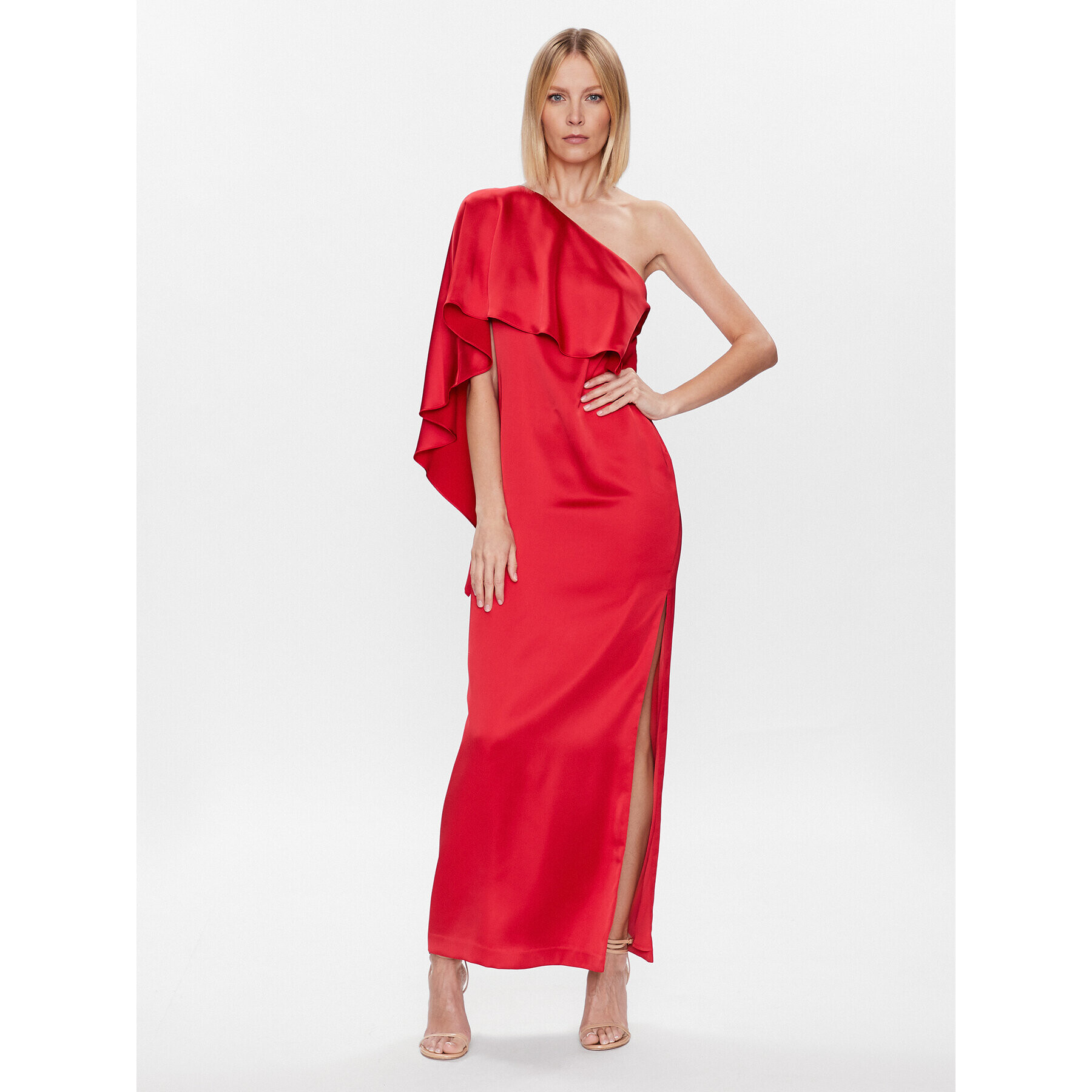 Lauren Ralph Lauren Rochie de seară 253889280003 Roșu Regular Fit - Pled.ro