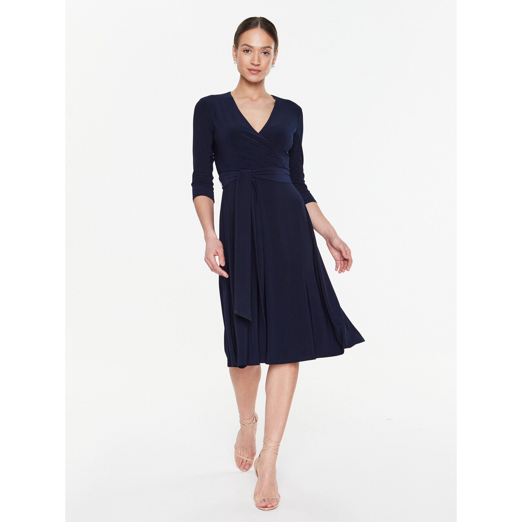 Lauren Ralph Lauren Rochie de zi 250769904002 Bleumarin Regular Fit - Pled.ro