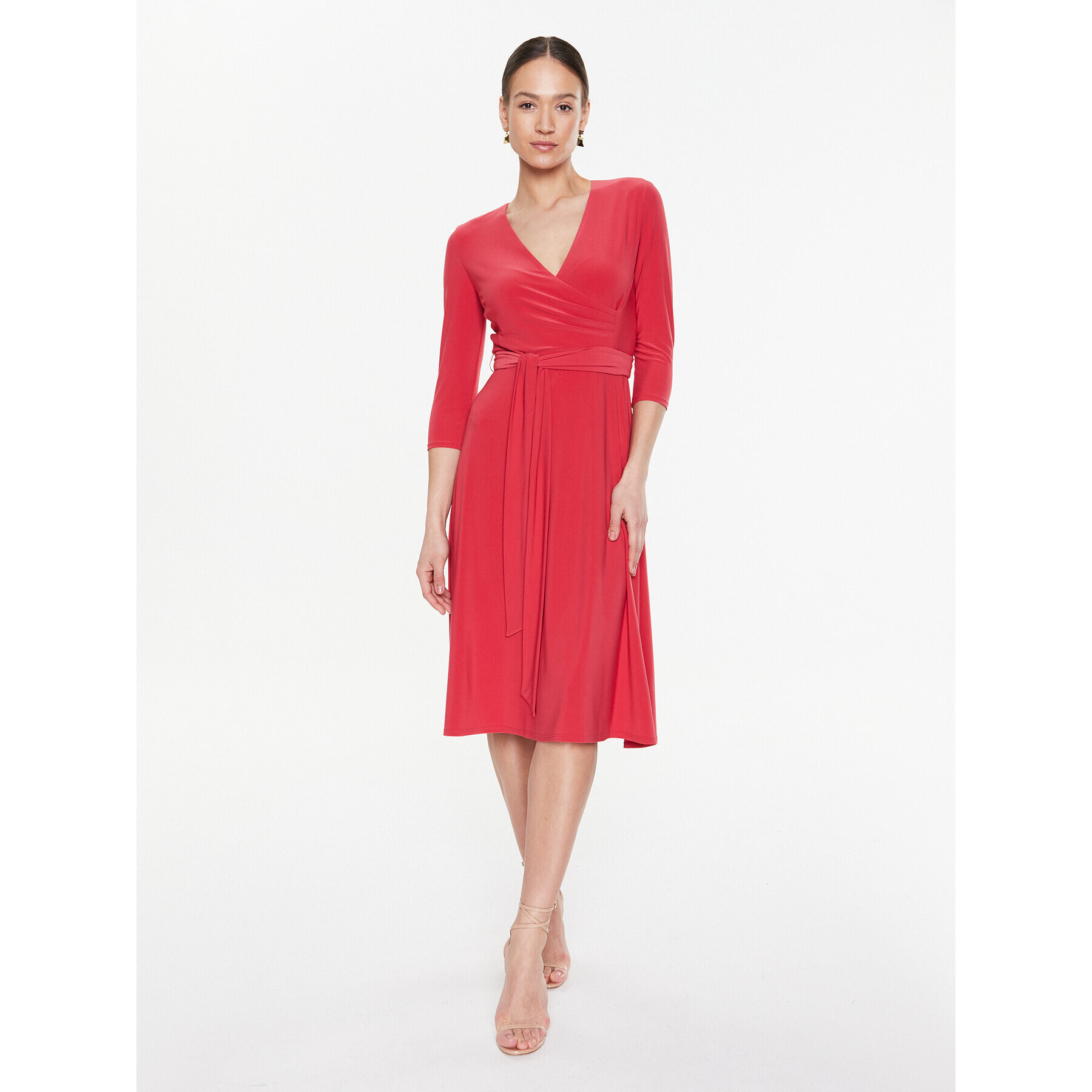 Lauren Ralph Lauren Rochie de zi 250769904026 Roșu Regular Fit - Pled.ro