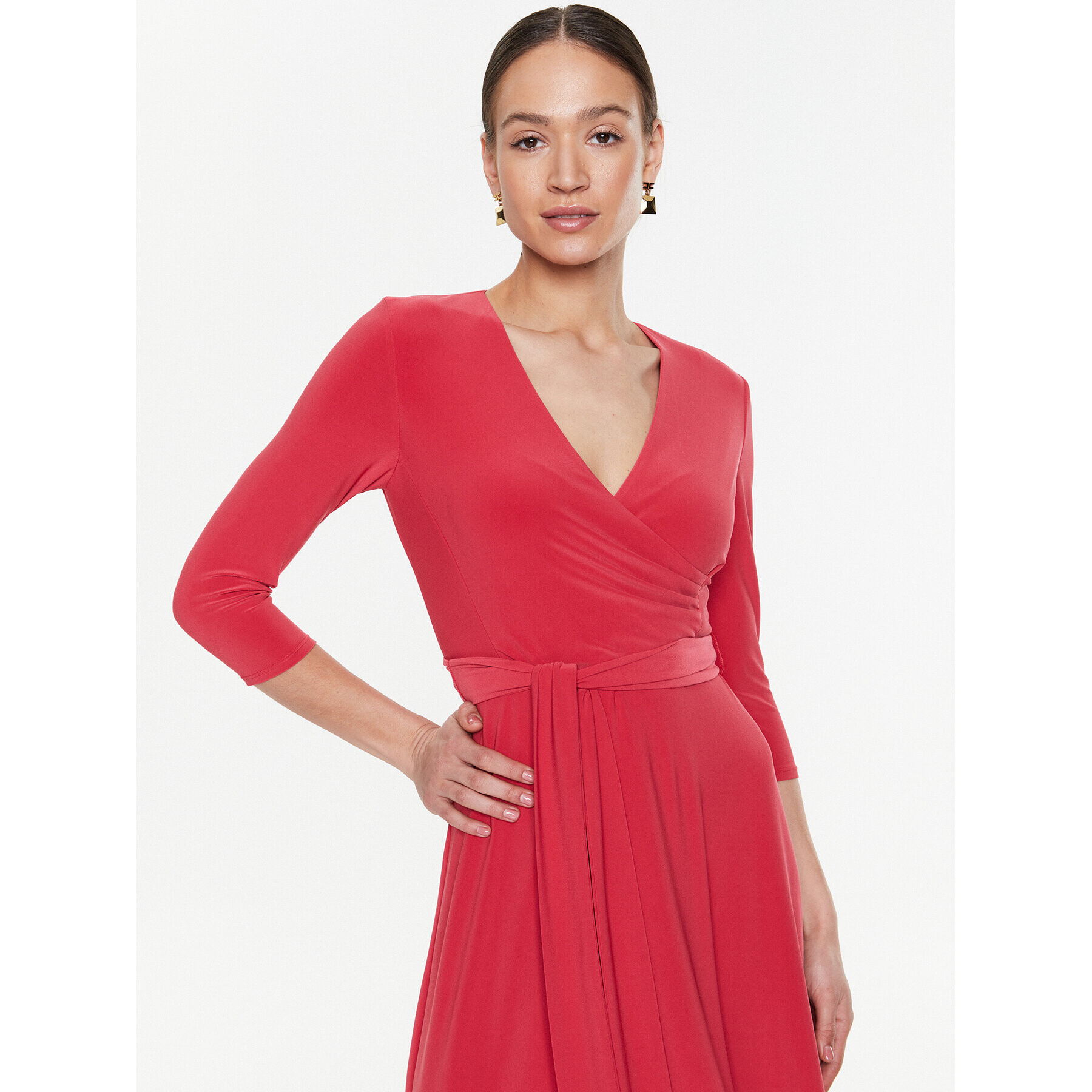 Lauren Ralph Lauren Rochie de zi 250769904026 Roșu Regular Fit - Pled.ro