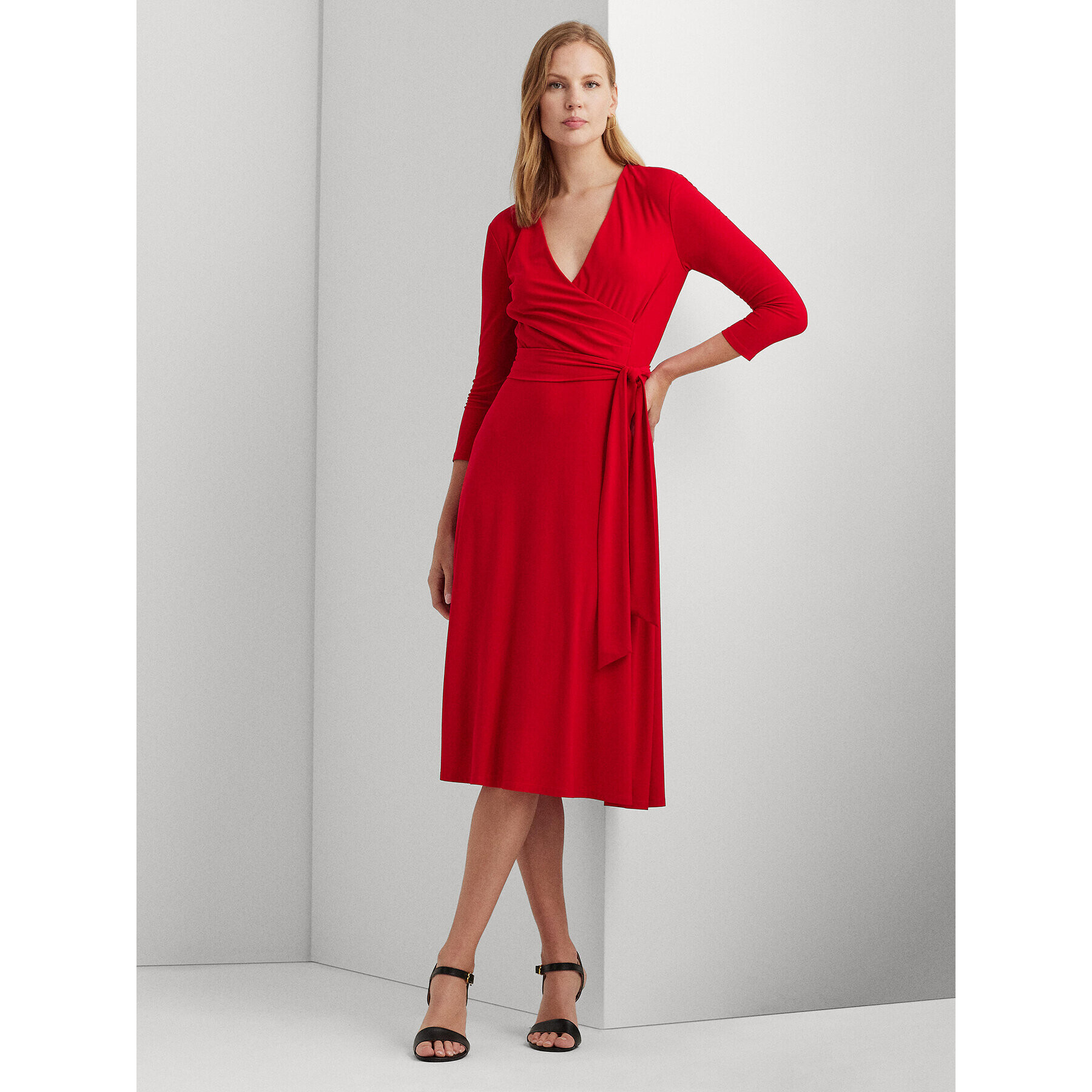 Lauren Ralph Lauren Rochie de zi 250769904033 Roșu Regular Fit - Pled.ro