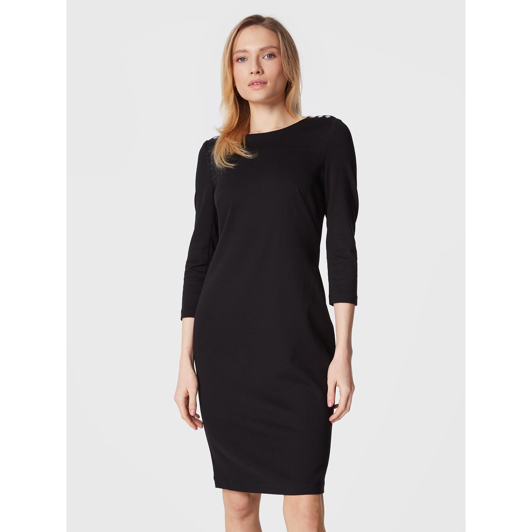 Lauren Ralph Lauren Rochie de zi 250863910001 Negru Regular Fit - Pled.ro