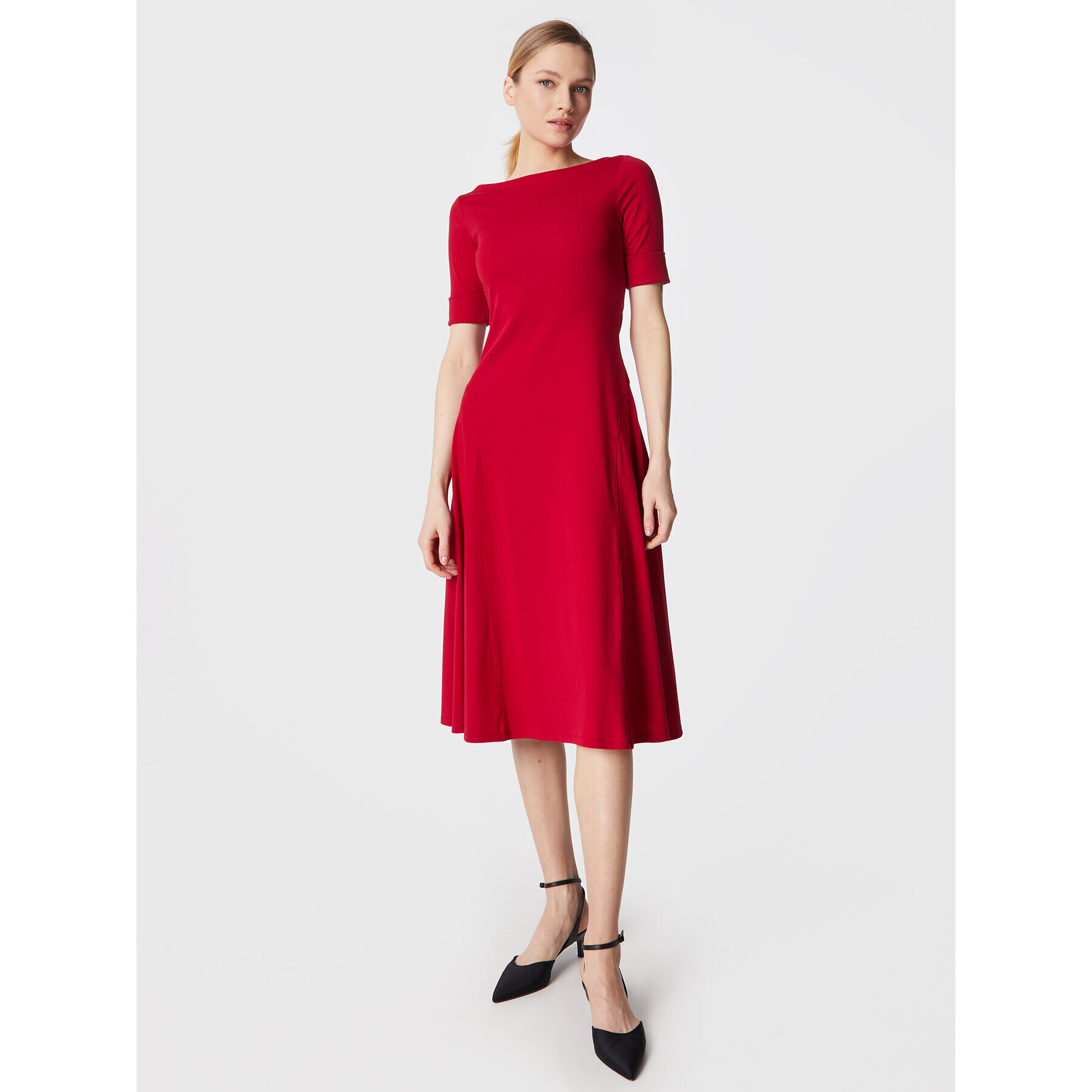 Lauren Ralph Lauren Rochie de zi 250863913 Roșu Regular Fit - Pled.ro