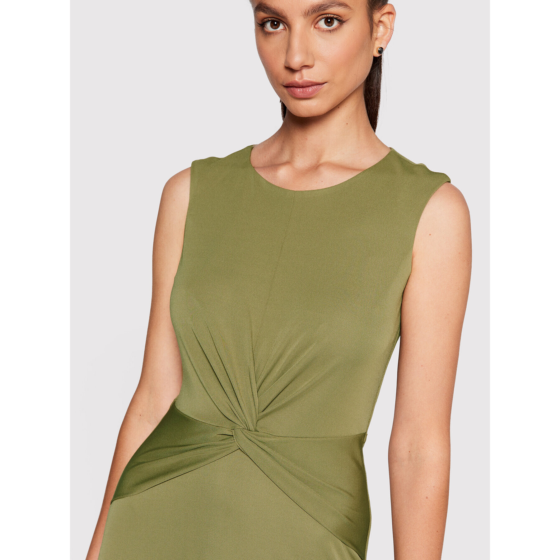 Lauren Ralph Lauren Rochie de zi 250872090001 Verde Regular Fit - Pled.ro