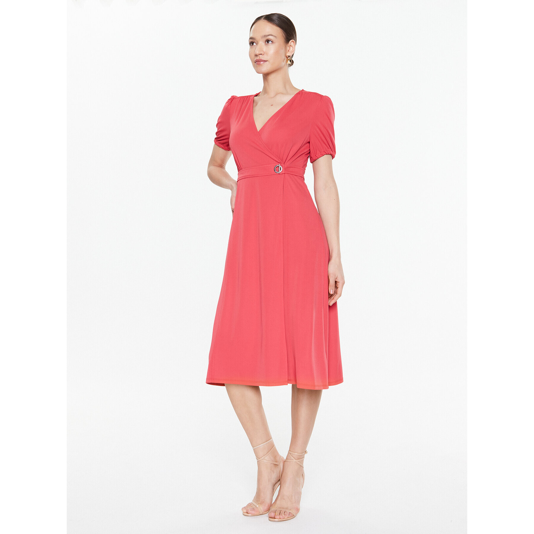 Lauren Ralph Lauren Rochie de zi 250889299002 Roșu Regular Fit - Pled.ro