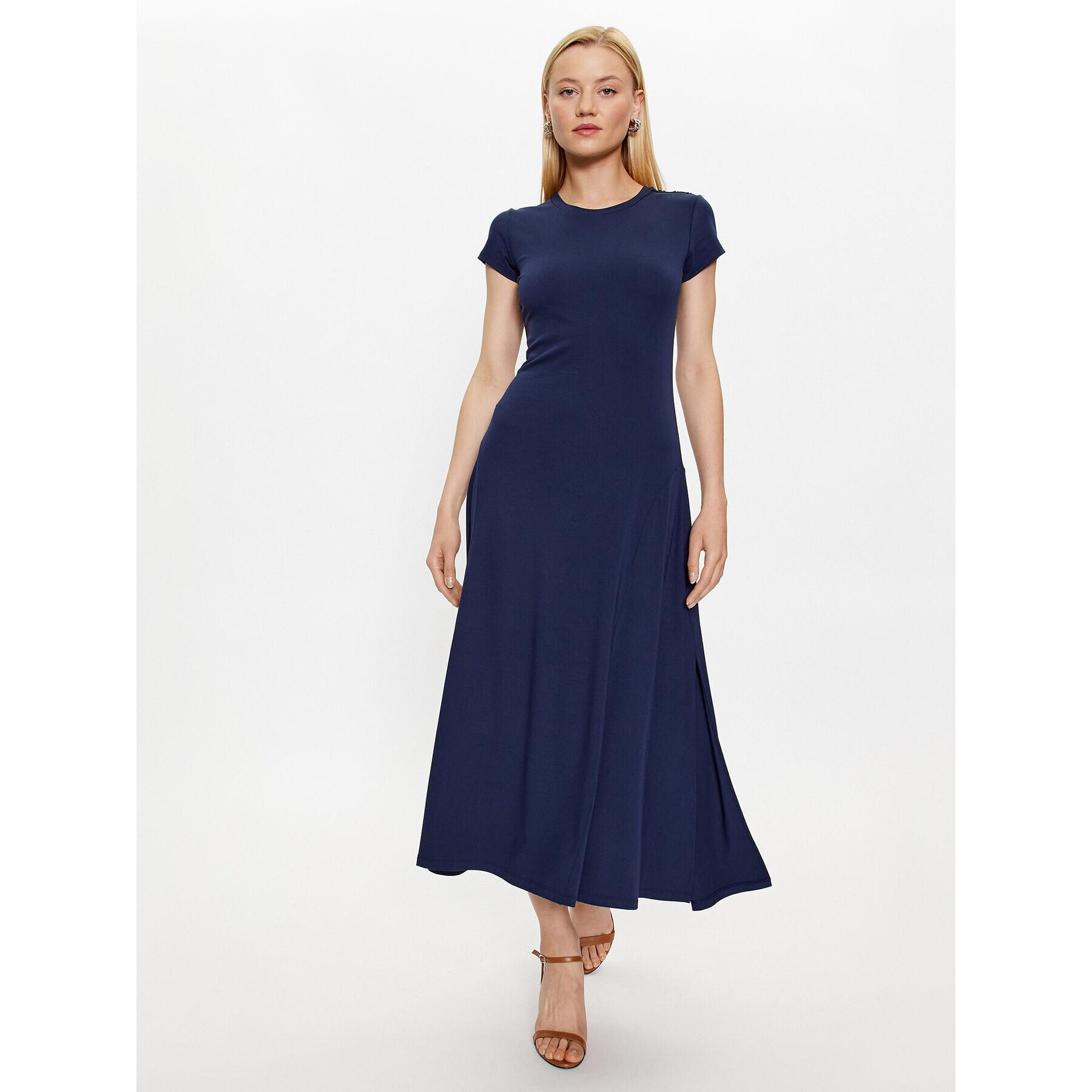 Lauren Ralph Lauren Rochie de zi 250903005001 Bleumarin Regular Fit - Pled.ro