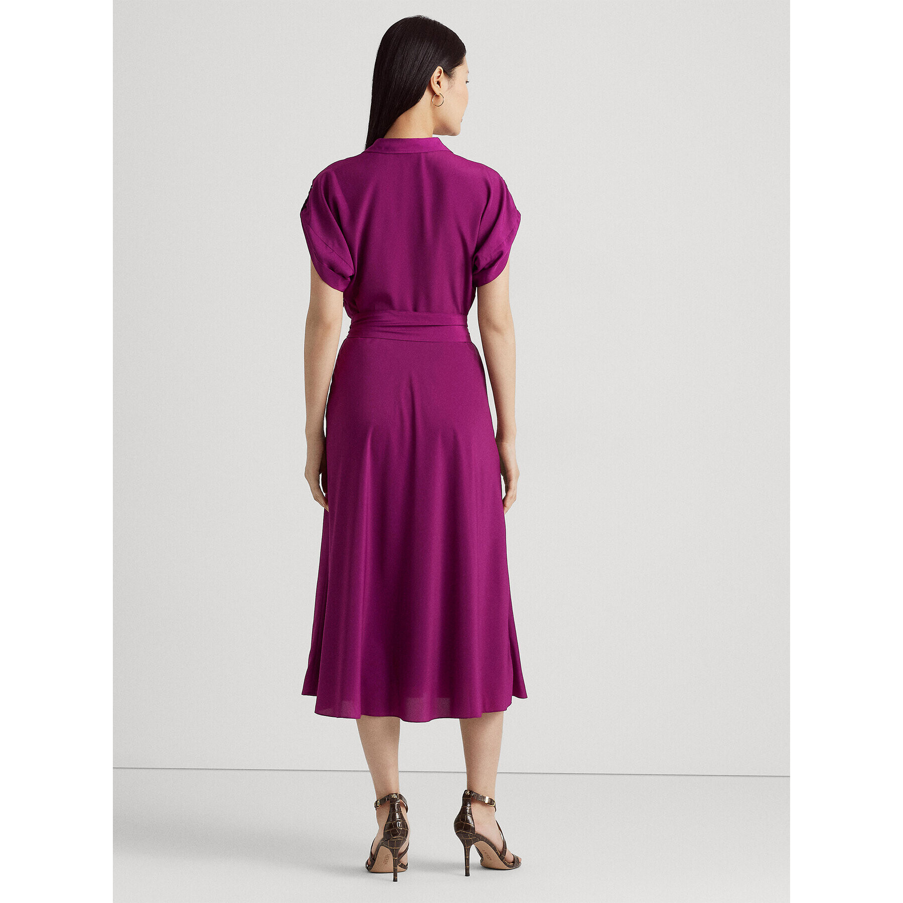 Lauren Ralph Lauren Rochie de zi 250909427003 Violet Regular Fit - Pled.ro