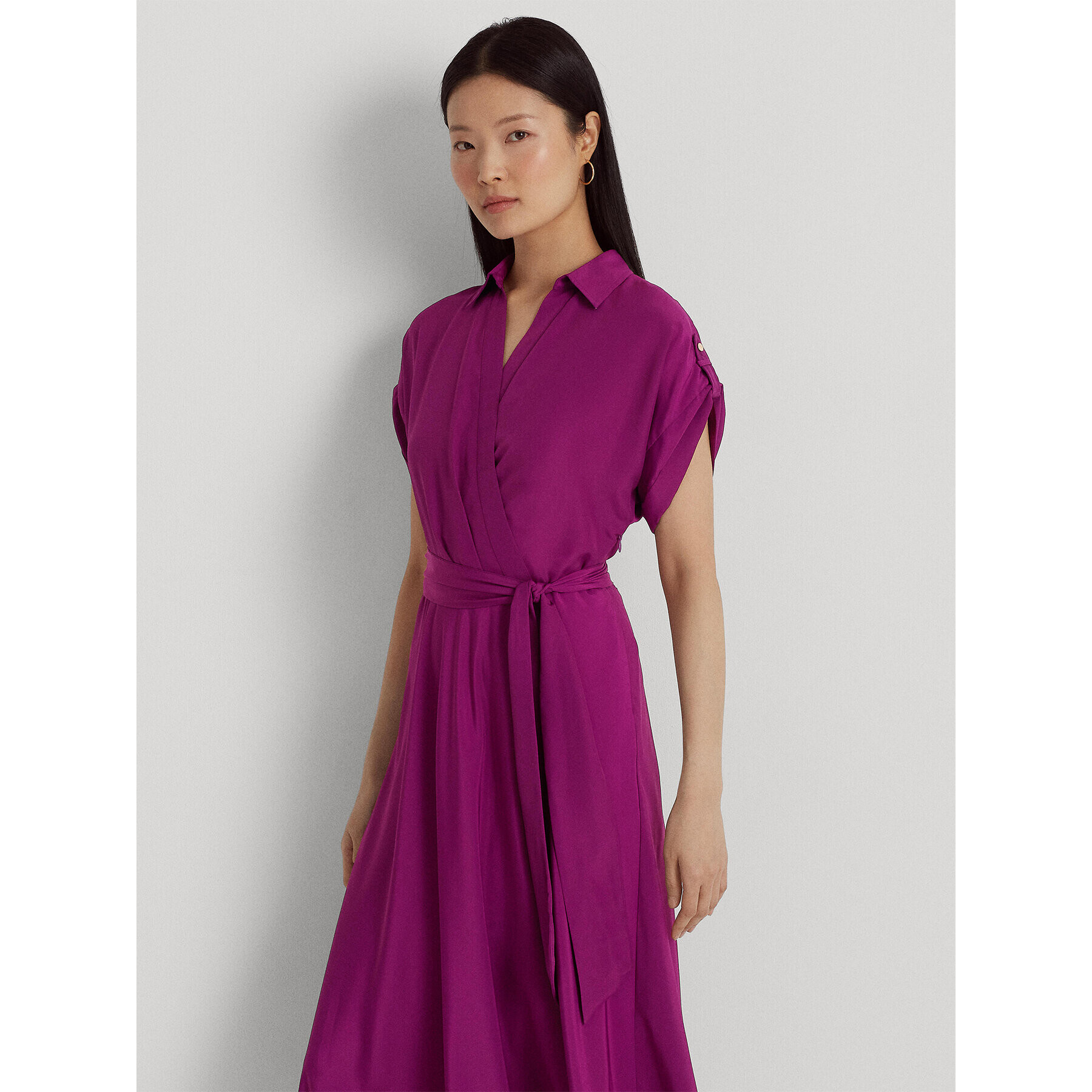 Lauren Ralph Lauren Rochie de zi 250909427003 Violet Regular Fit - Pled.ro