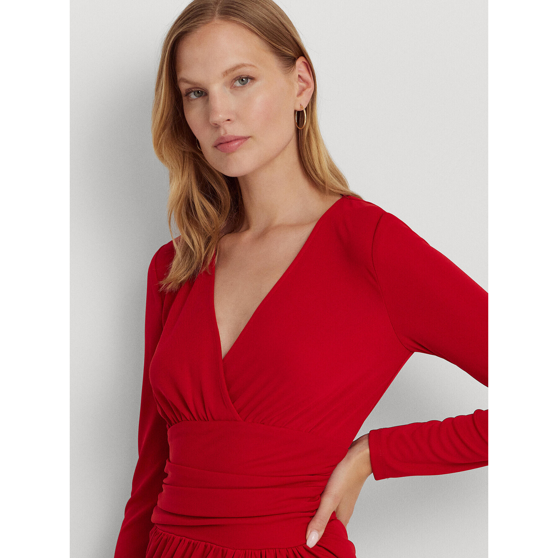 Lauren Ralph Lauren Rochie de zi 250918987002 Roșu Regular Fit - Pled.ro