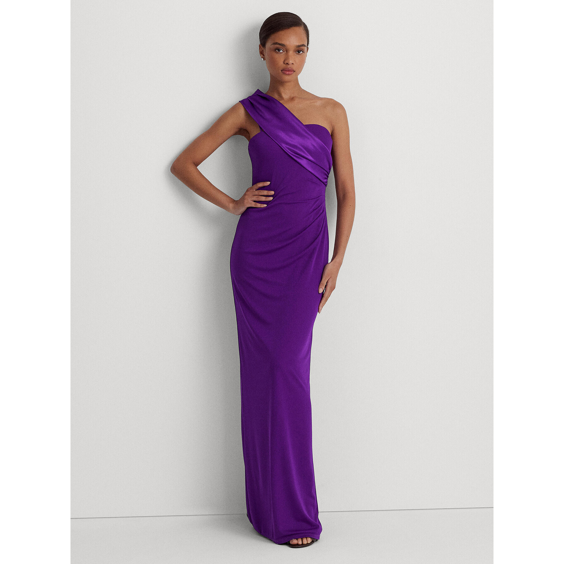 Lauren Ralph Lauren Rochie de seară 253918992002 Violet Regular Fit - Pled.ro