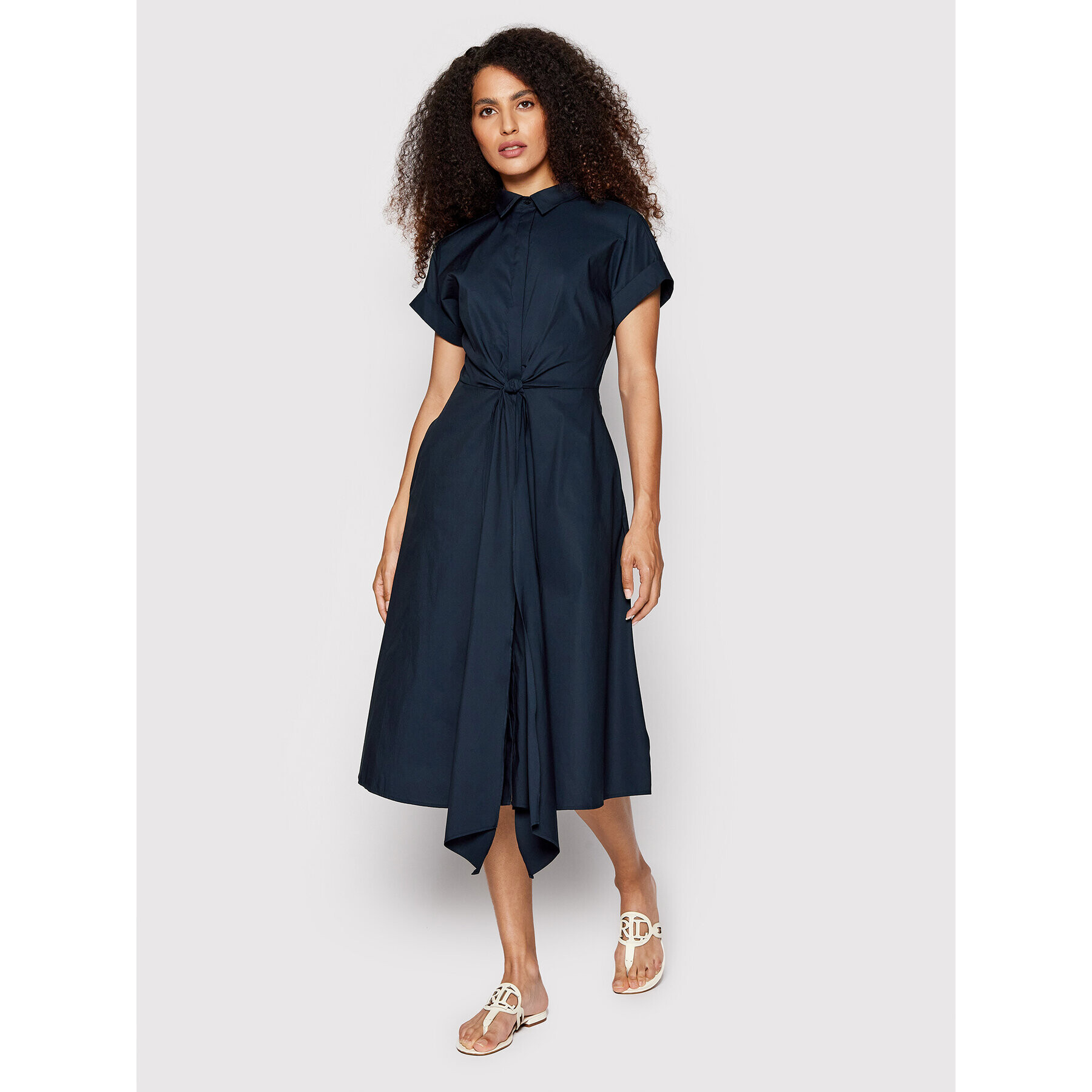 Lauren Ralph Lauren Rochie tip cămașă 200862013002 Bleumarin Regular Fit - Pled.ro