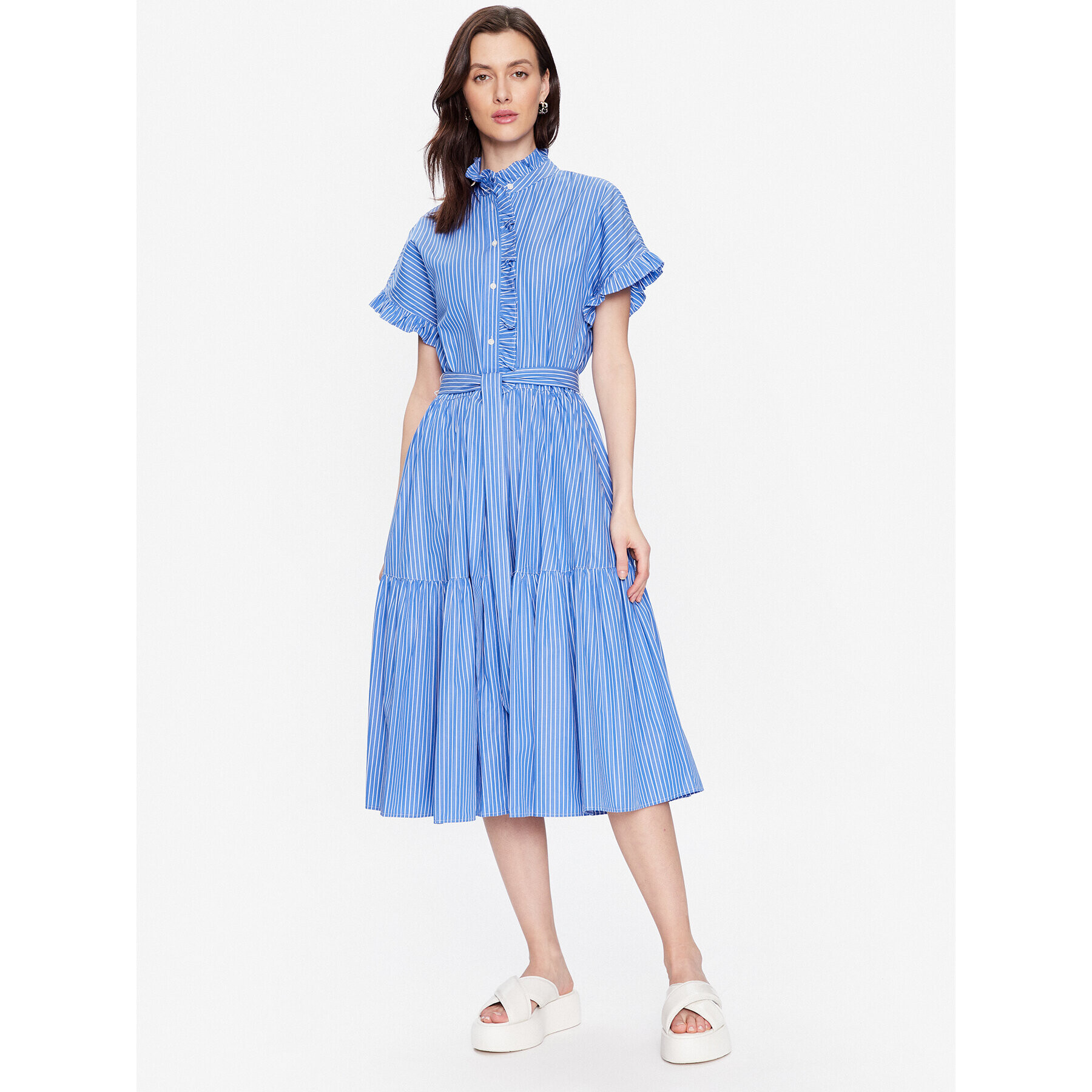 Lauren Ralph Lauren Rochie tip cămașă 250889362001 Albastru Regular Fit - Pled.ro