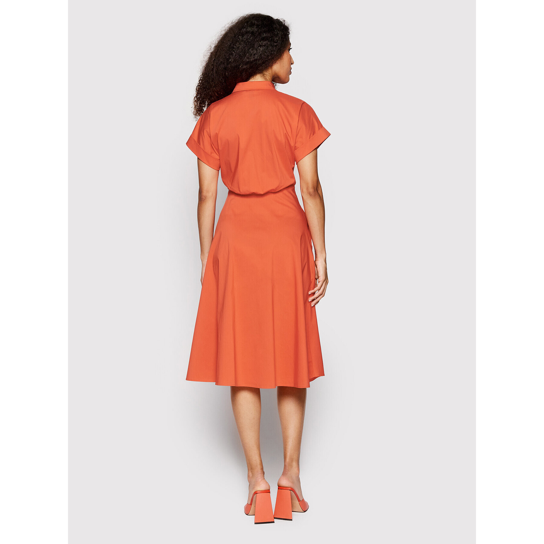 Lauren Ralph Lauren Rochie tip cămașă 200862013001 Portocaliu Regular Fit - Pled.ro