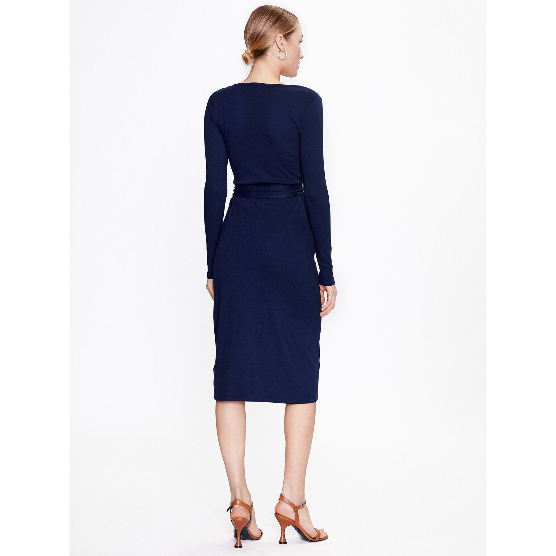 Lauren Ralph Lauren Rochie tricotată 250889290 Bleumarin Slim Fit - Pled.ro