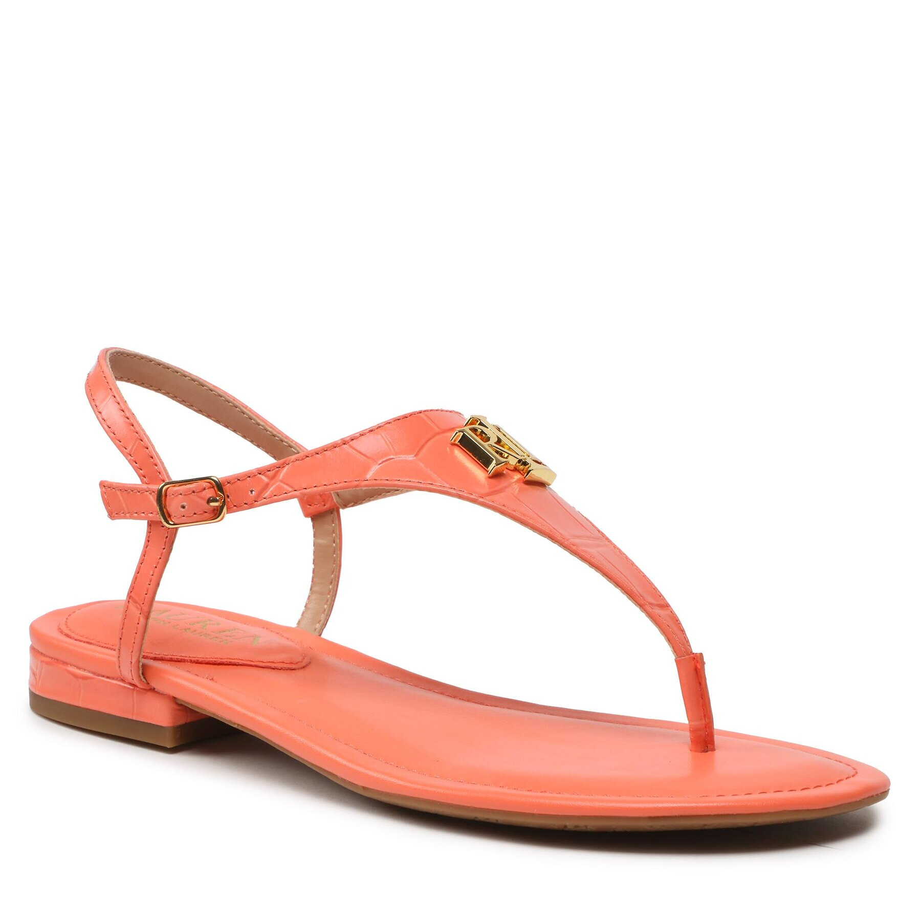 Lauren Ralph Lauren Sandale Ellington 802874355003 Coral - Pled.ro