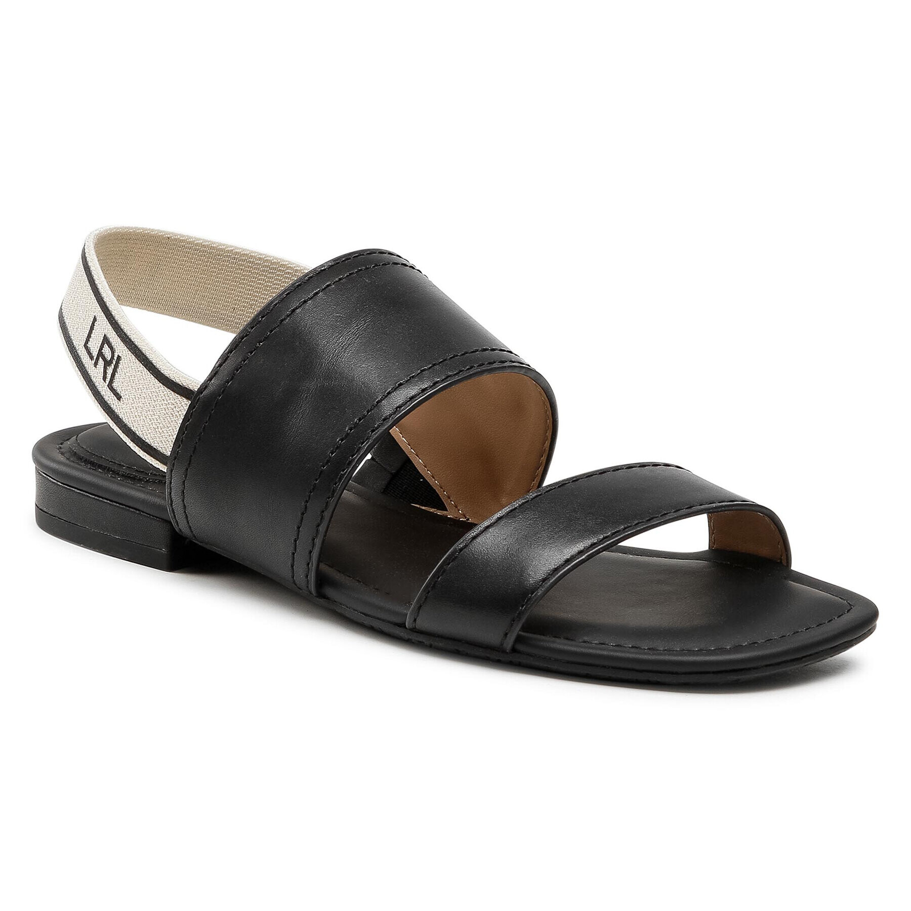 Lauren Ralph Lauren Sandale Karter 802835052001 Negru - Pled.ro