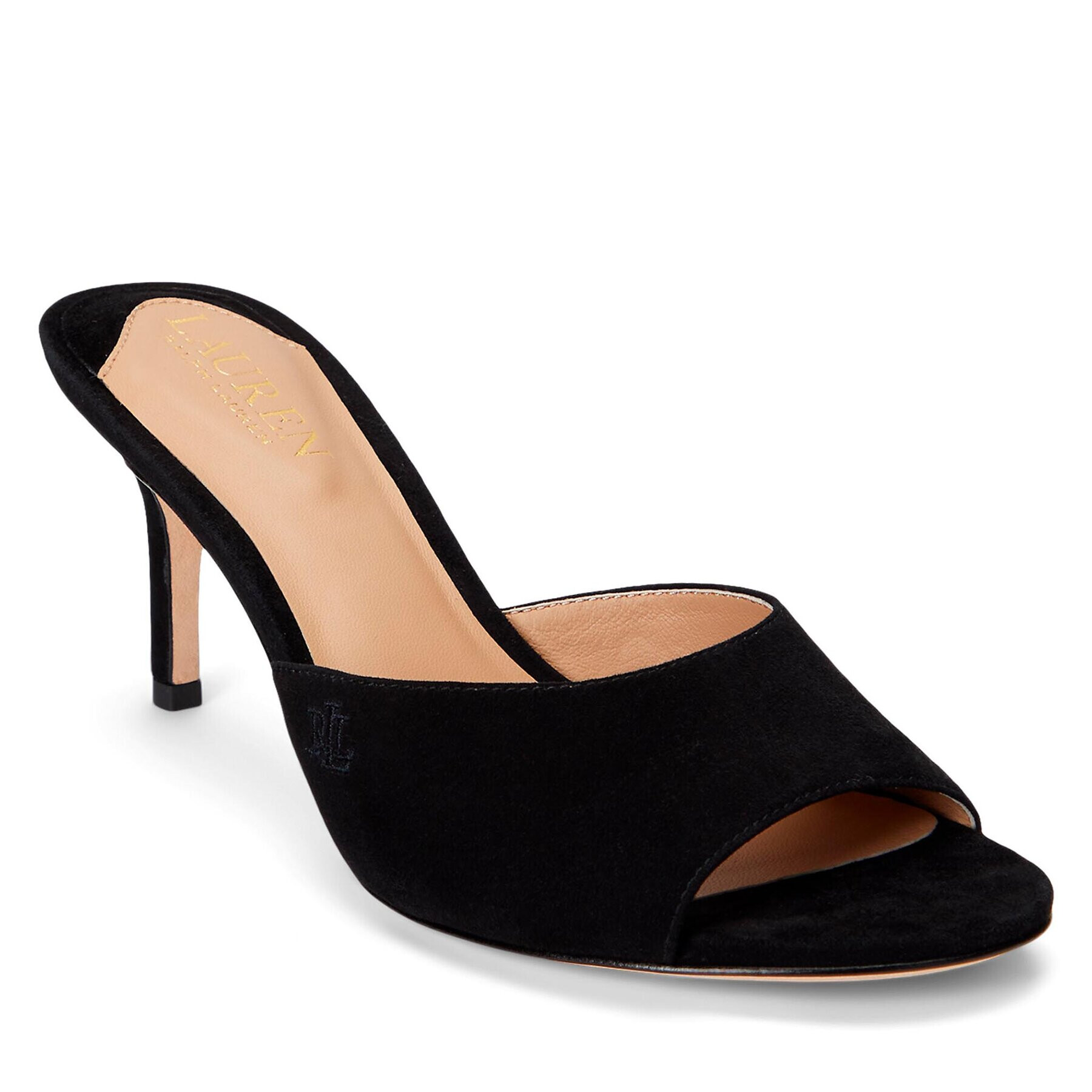 Lauren Ralph Lauren Șlapi 802912384004 Negru - Pled.ro