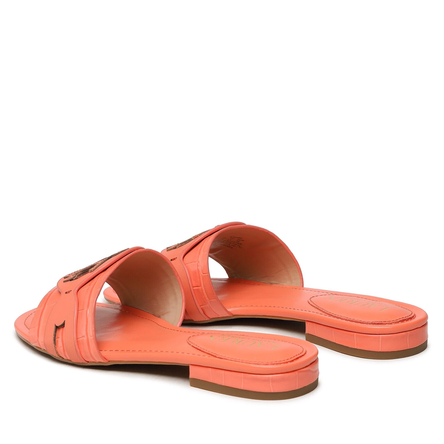 Lauren Ralph Lauren Șlapi Alegra 802891388001 Coral - Pled.ro