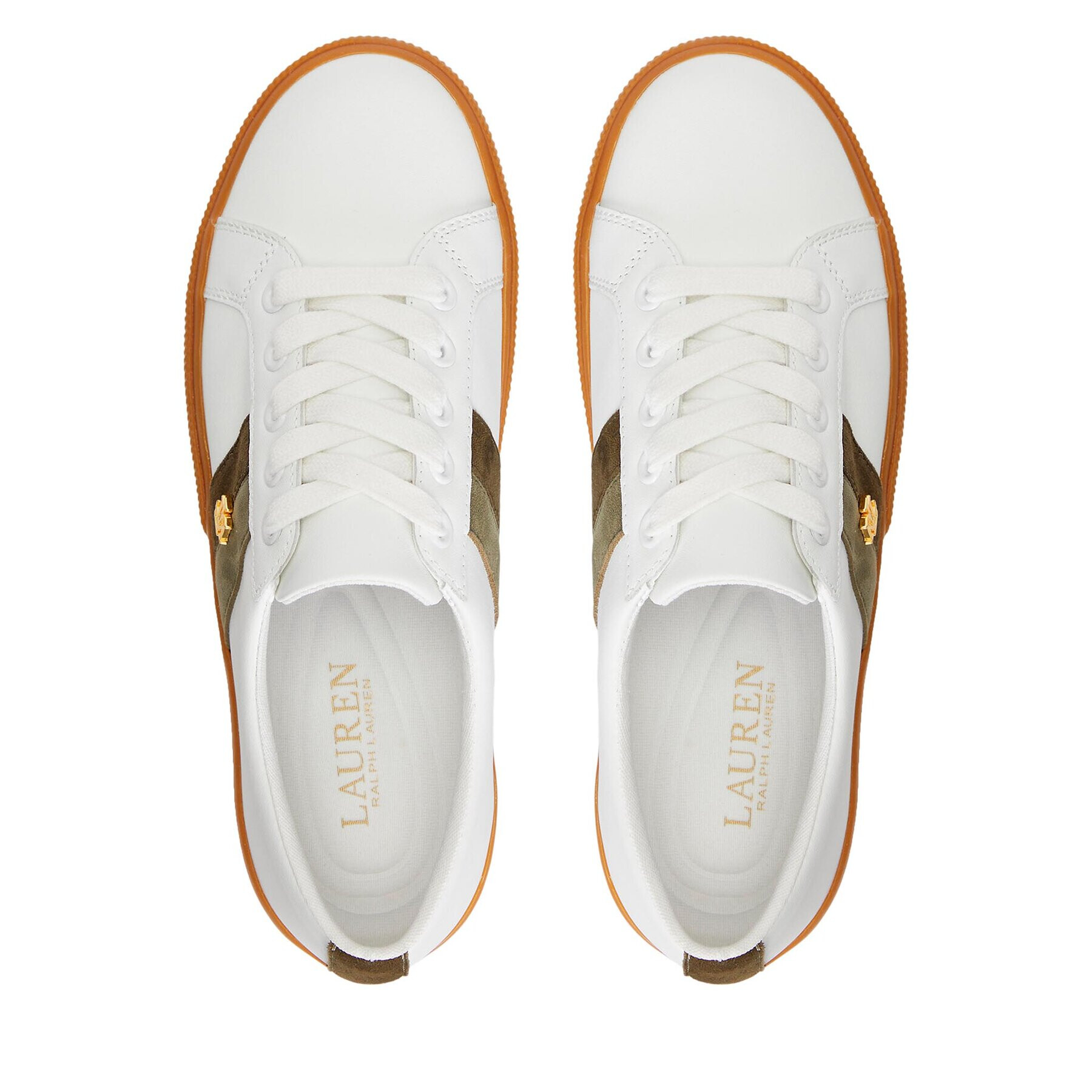 Lauren Ralph Lauren Sneakers 802912650003 Alb - Pled.ro