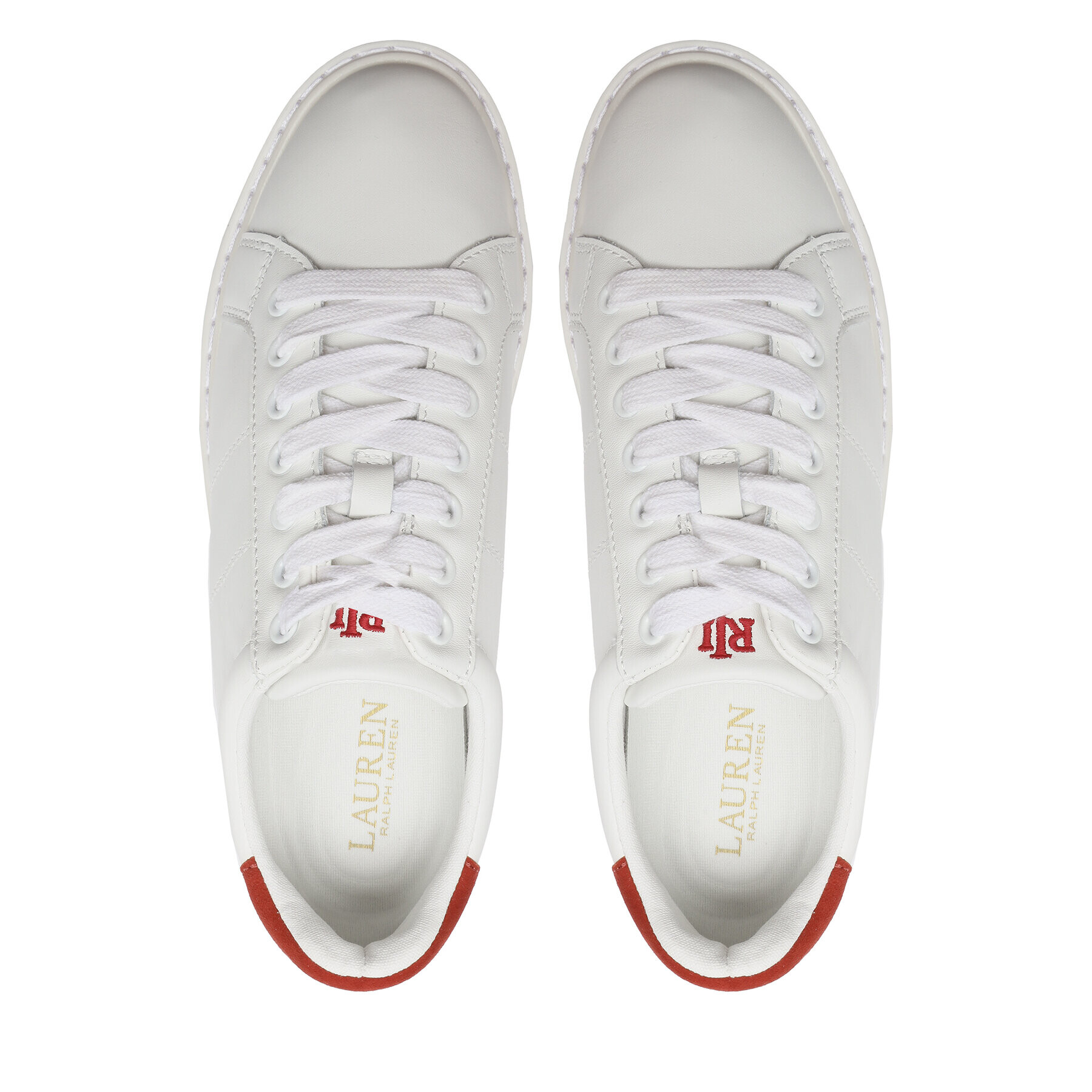 Lauren Ralph Lauren Sneakers 802912651001 Alb - Pled.ro