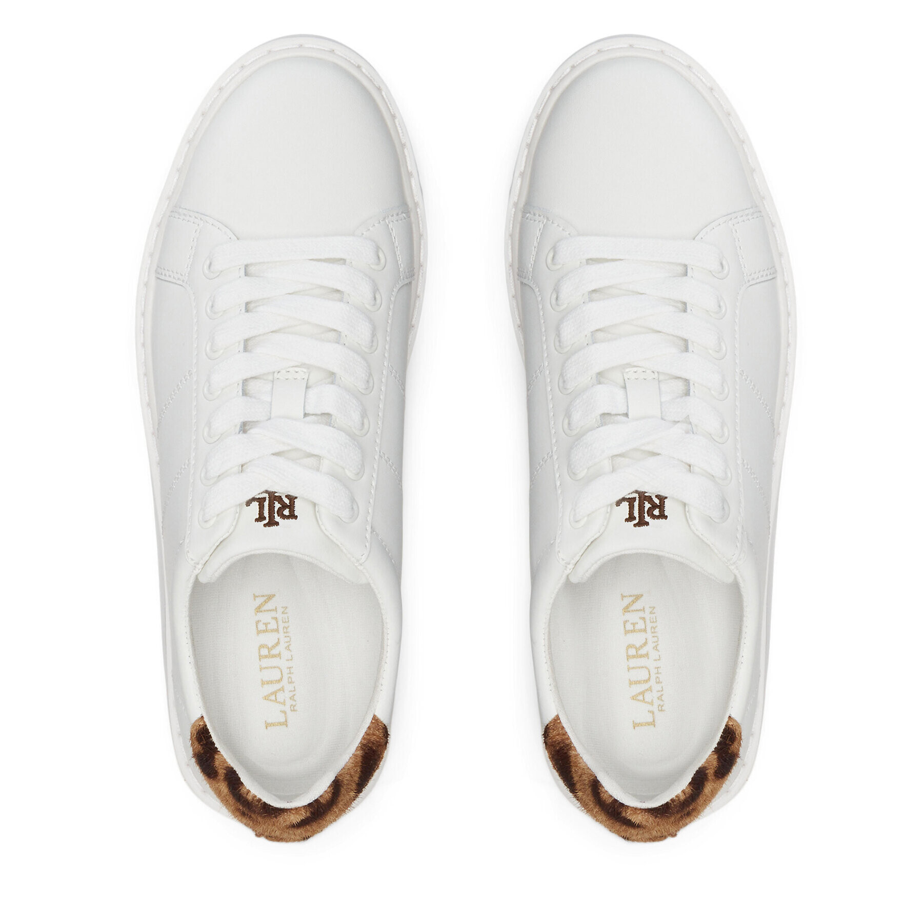 Lauren Ralph Lauren Sneakers 802918367001 Alb - Pled.ro