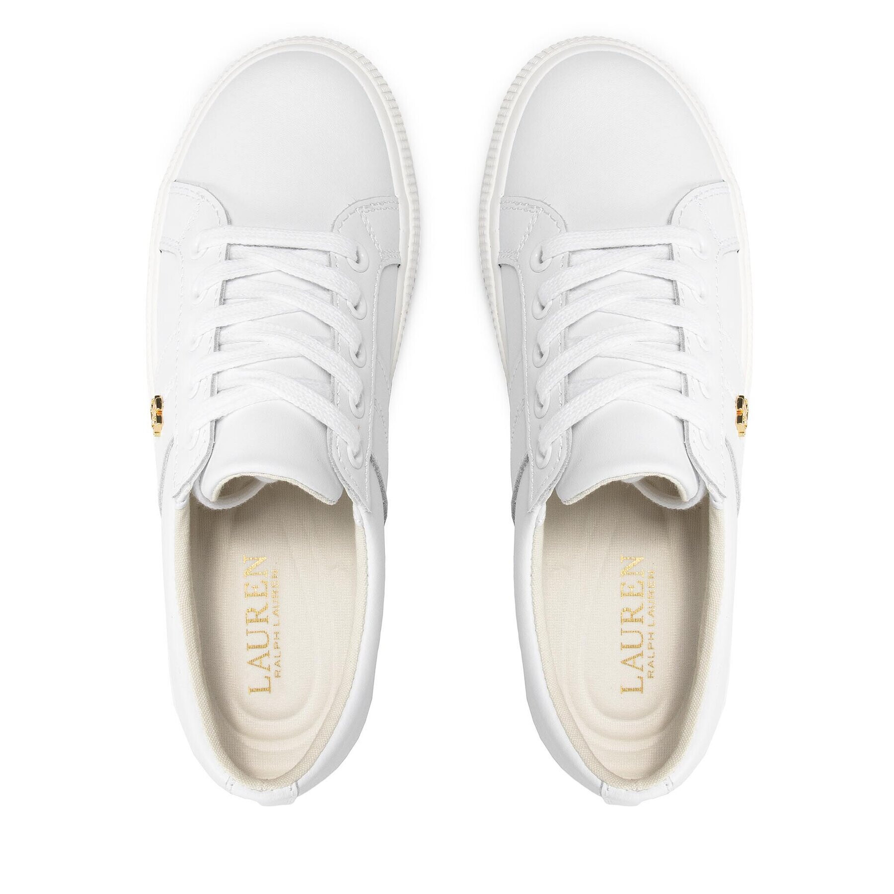 Lauren Ralph Lauren Sneakers Janson II 802830937006 Alb - Pled.ro