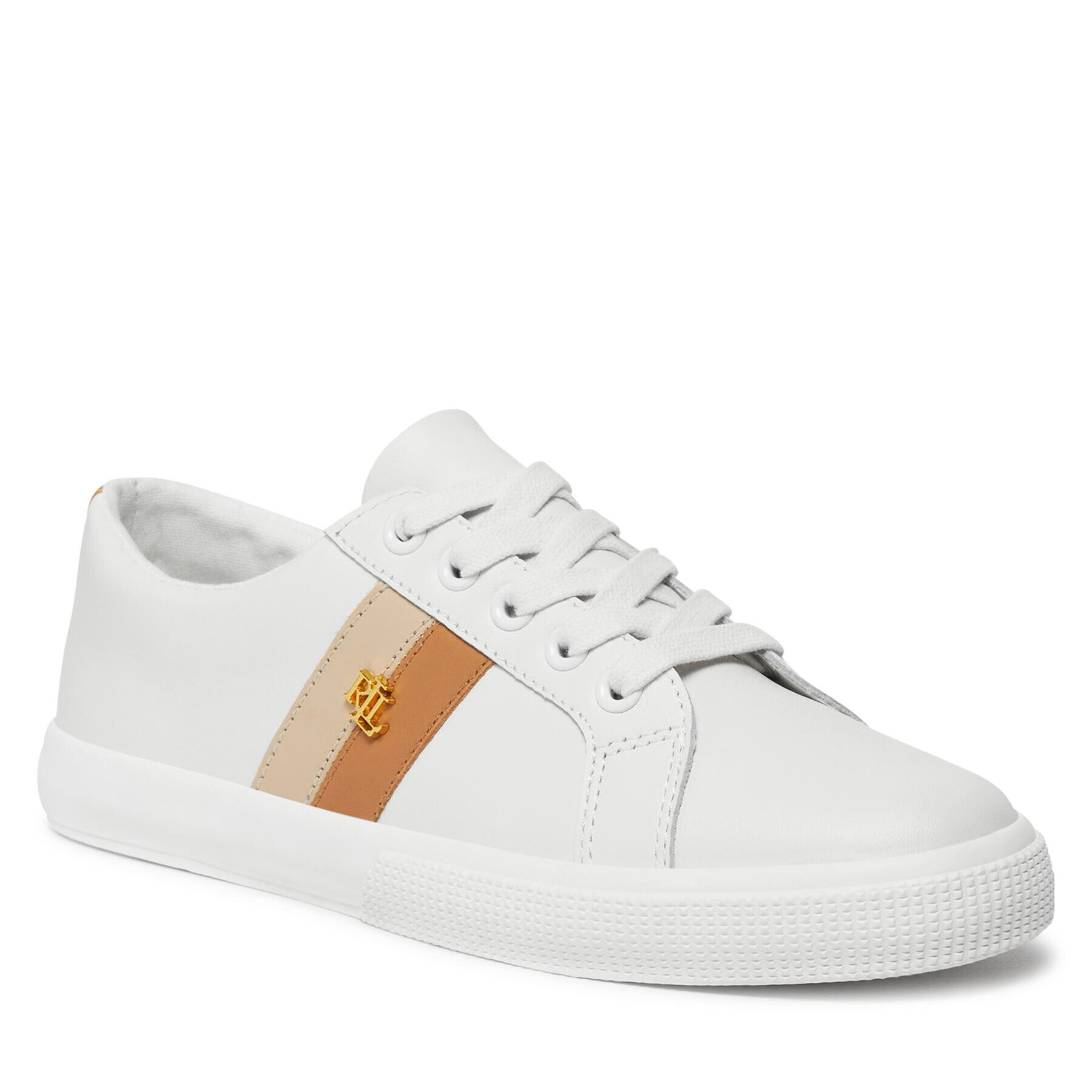 Lauren Ralph Lauren Sneakers Janson II 802925365001 Alb - Pled.ro