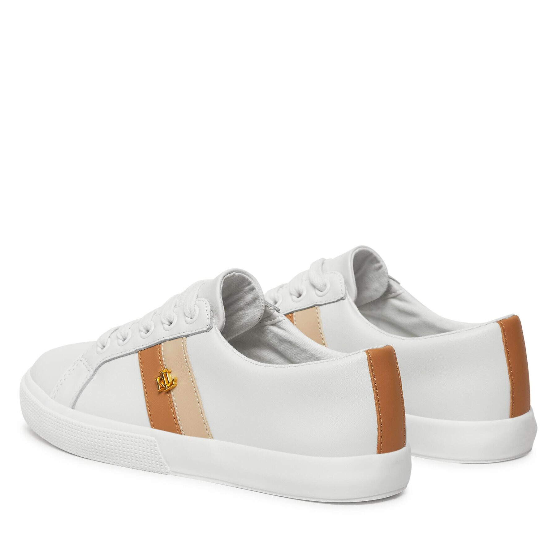 Lauren Ralph Lauren Sneakers Janson II 802925365001 Alb - Pled.ro