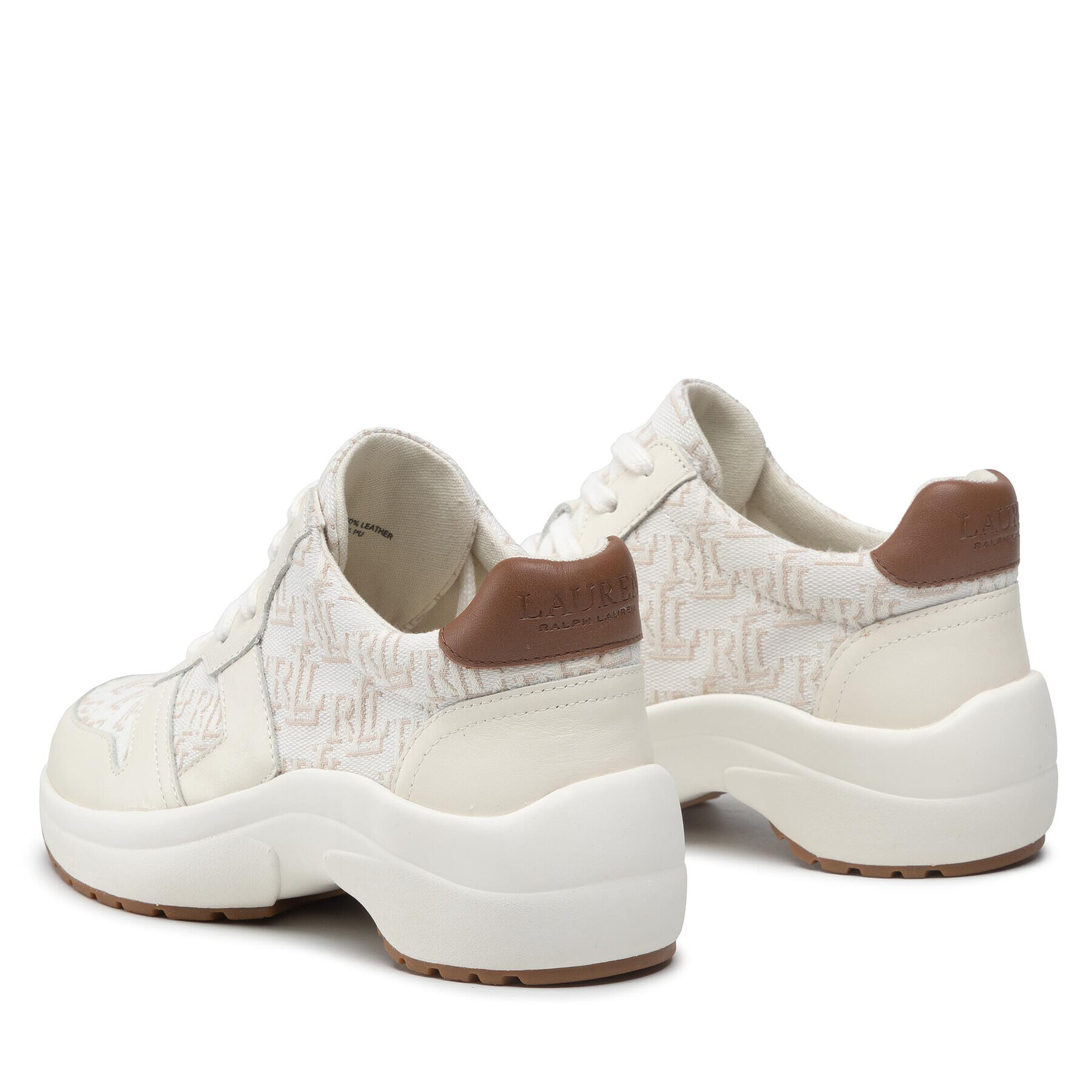 Lauren Ralph Lauren Sneakers Rylee 802860701001 Alb - Pled.ro