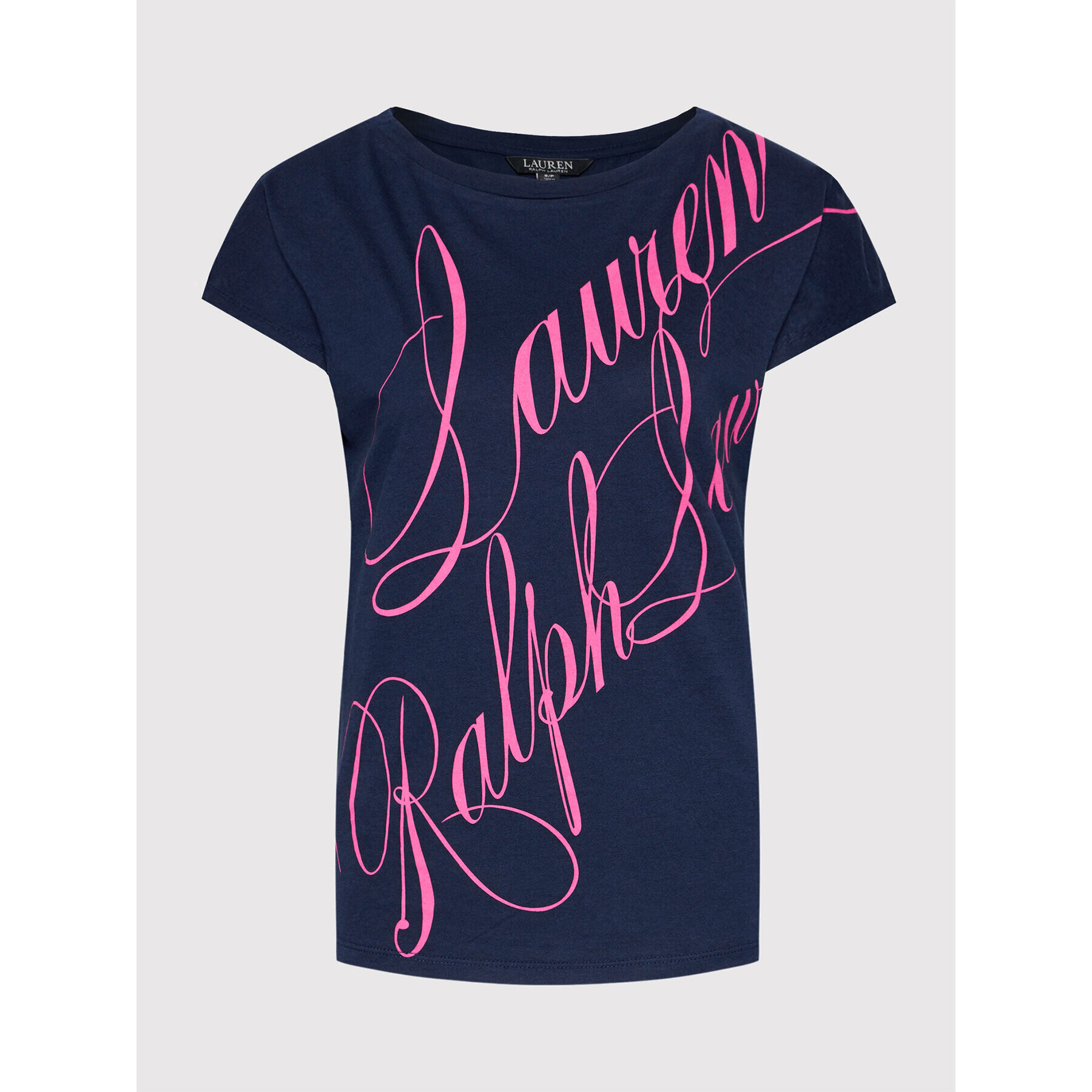 Lauren Ralph Lauren Tricou 200831705002 Bleumarin Regular Fit - Pled.ro