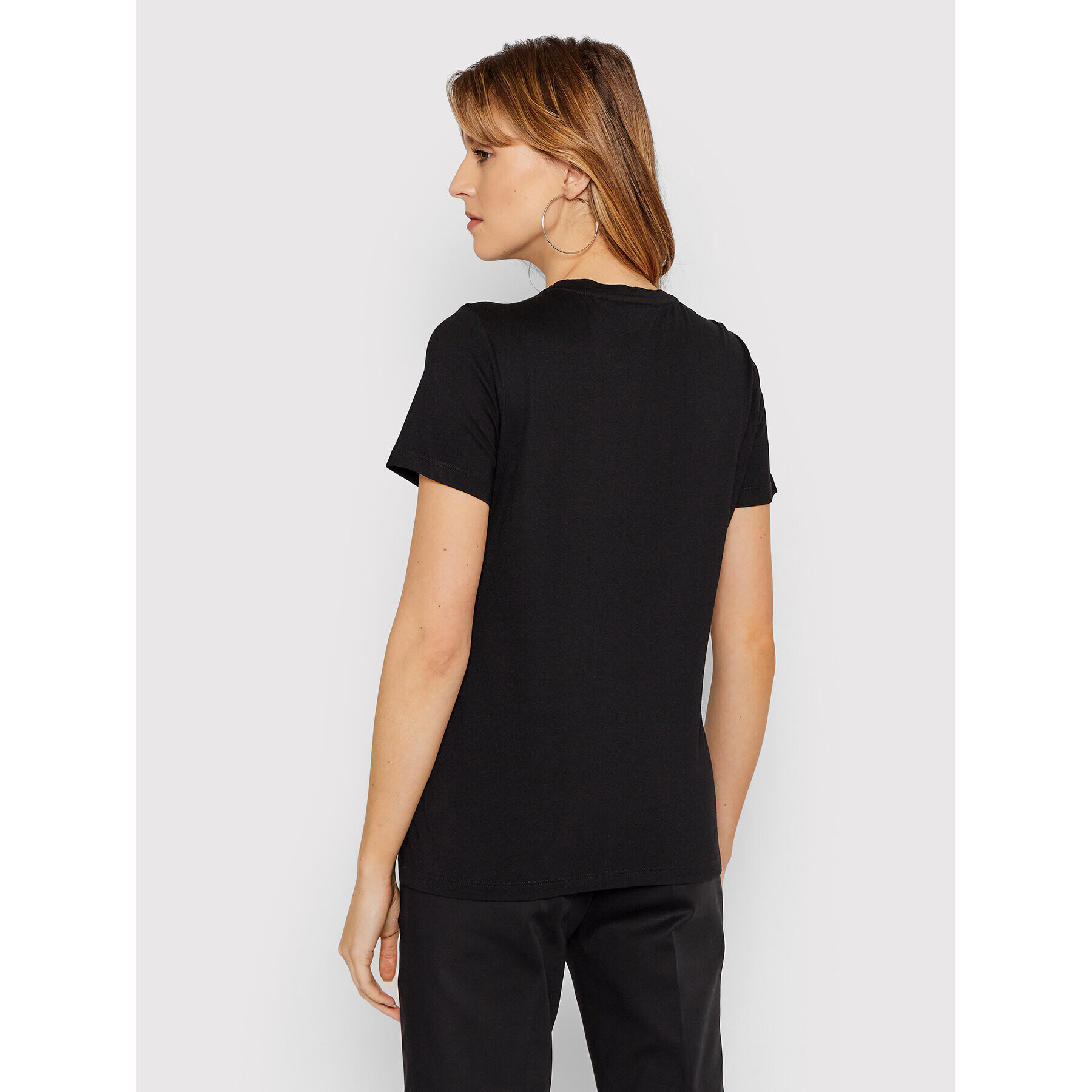 Lauren Ralph Lauren Tricou 200852314001 Negru Regular Fit - Pled.ro