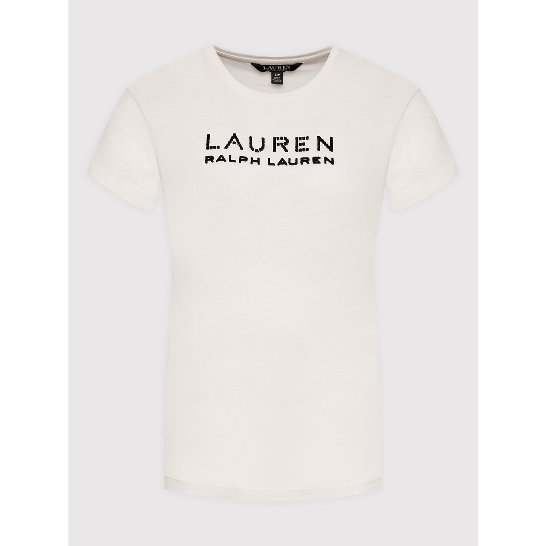 Lauren Ralph Lauren Tricou 200871850001 Bej Regular Fit - Pled.ro