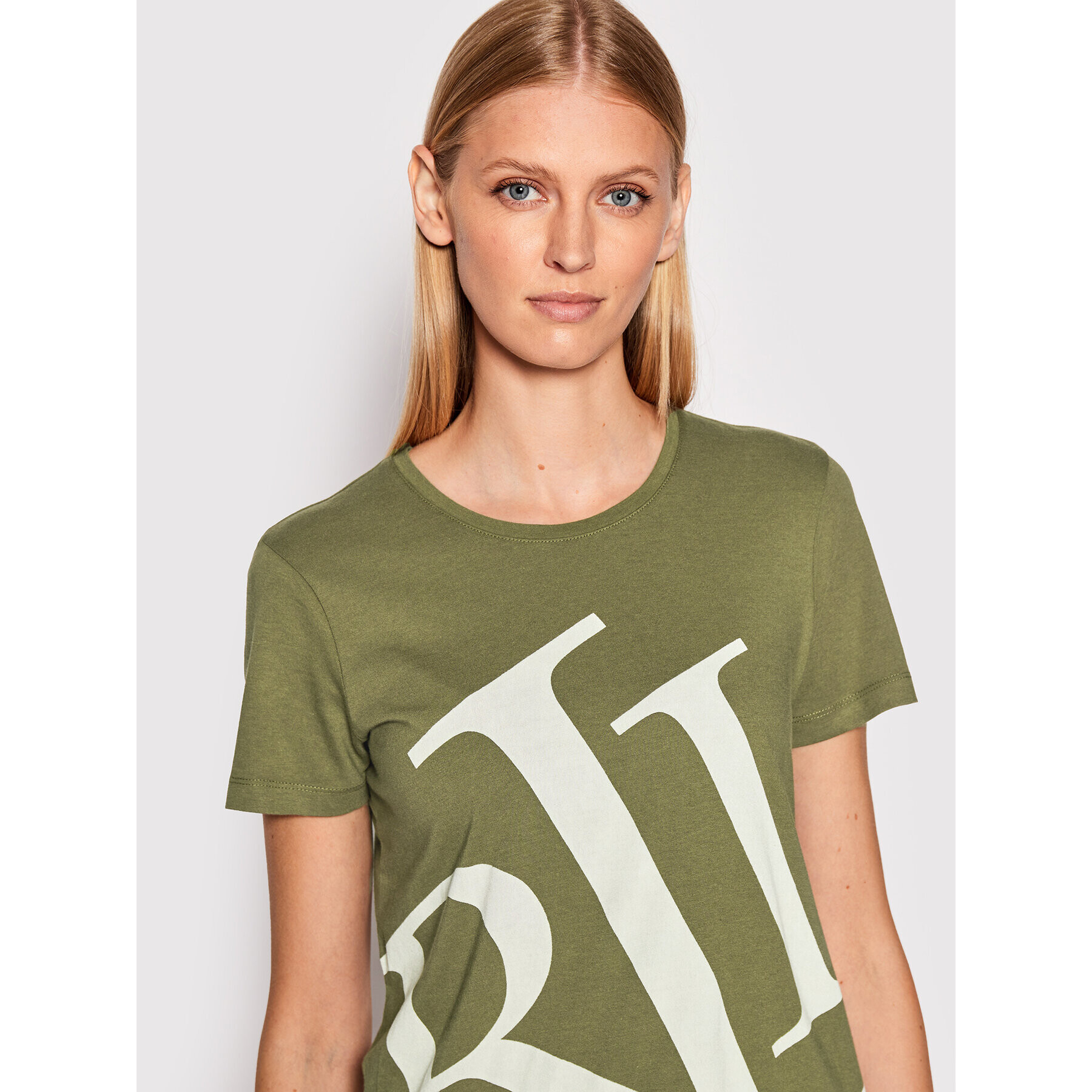 Lauren Ralph Lauren Tricou 200872038003 Verde Regular Fit - Pled.ro