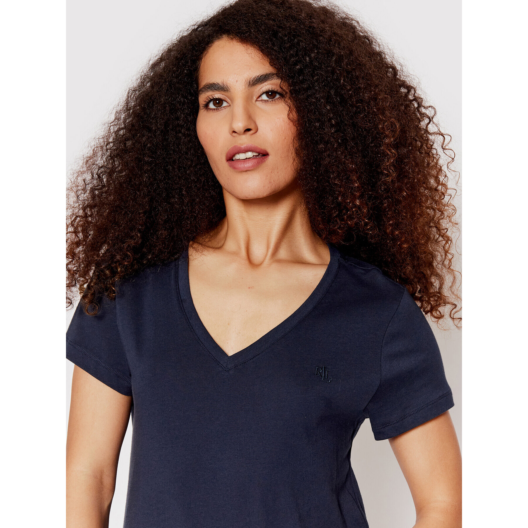 Lauren Ralph Lauren Tricou I811527 Bleumarin Regular Fit - Pled.ro