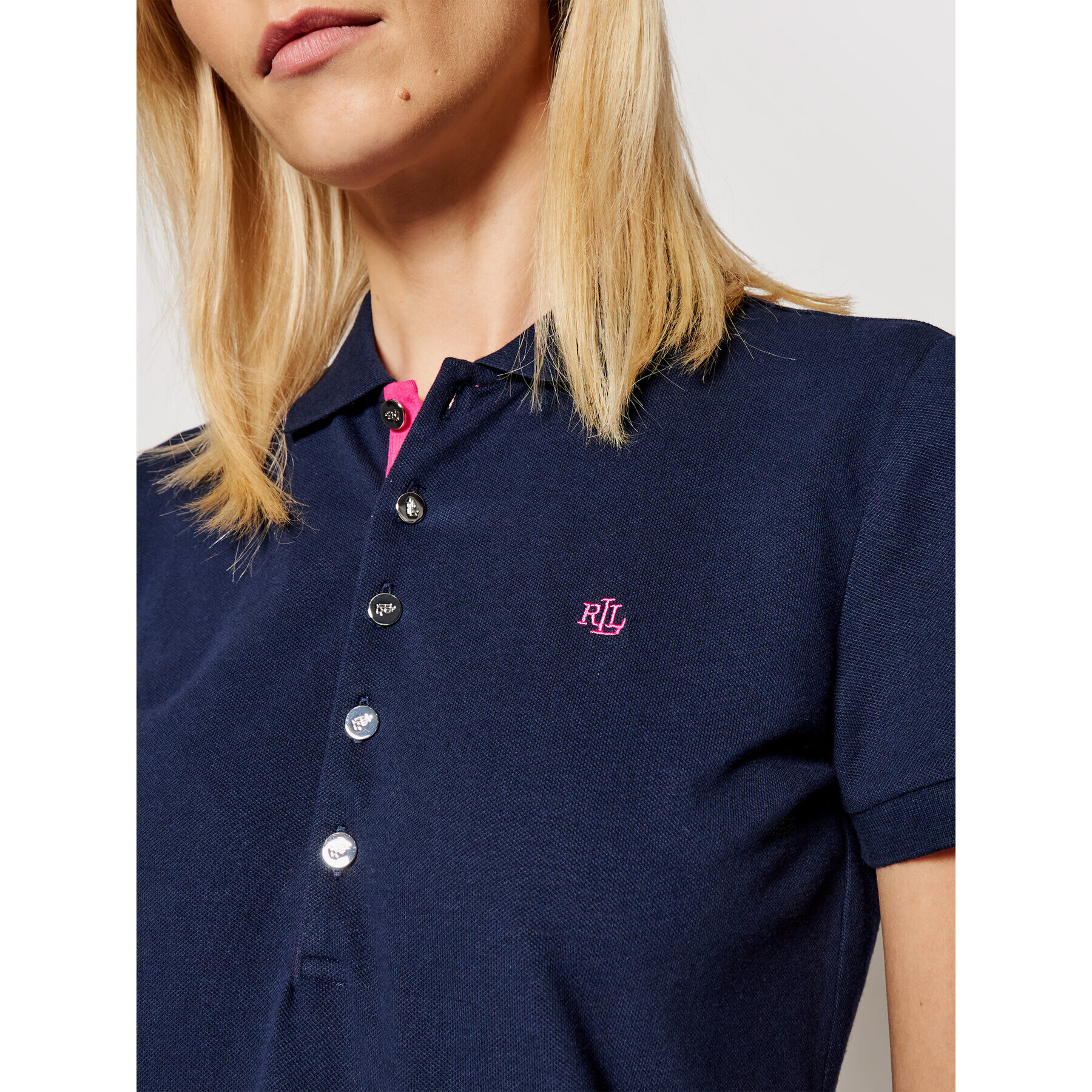 Lauren Ralph Lauren Tricou polo 200679219055 Bleumarin Regular Fit - Pled.ro