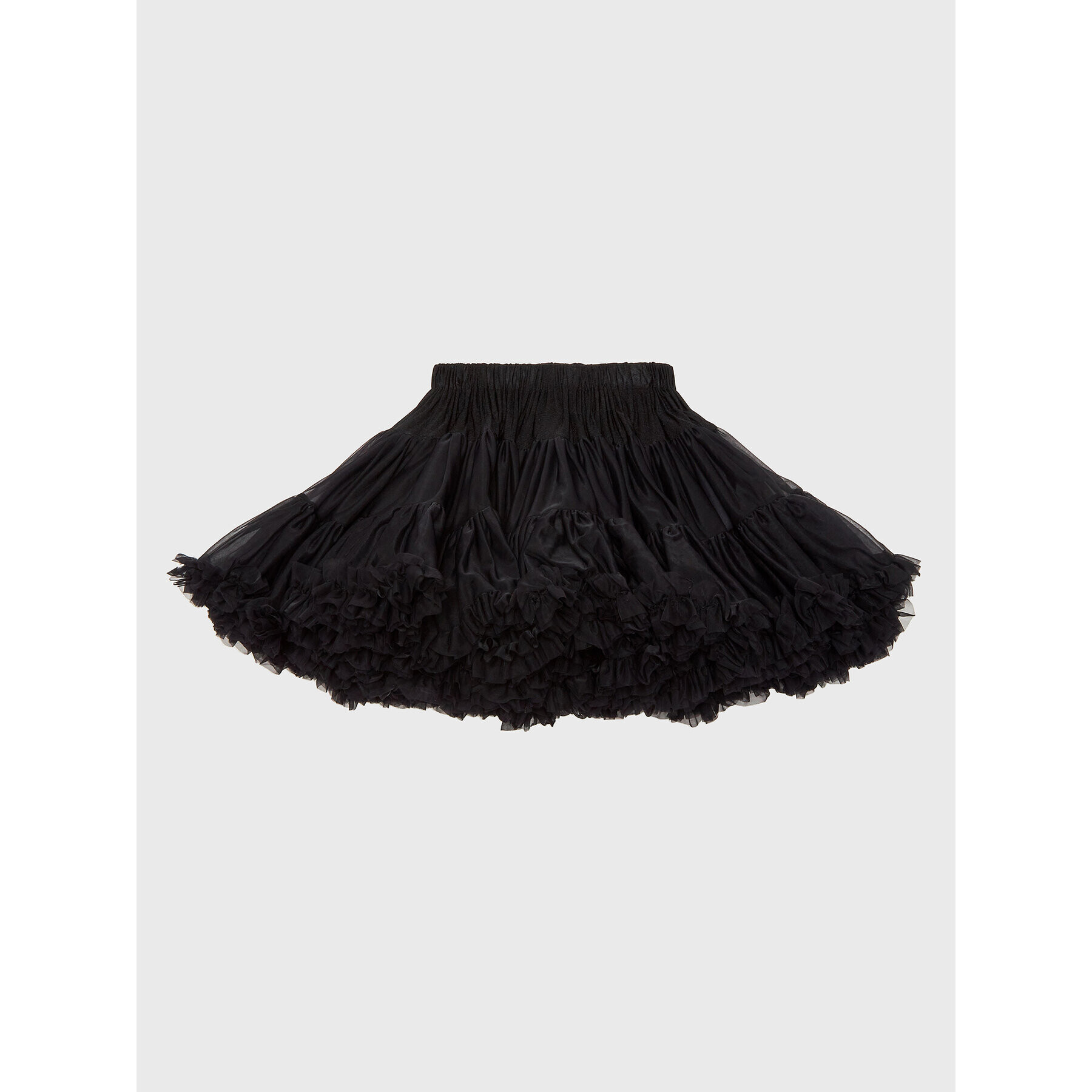 LaVashka fustă din tulle 14-B D Negru Regular Fit - Pled.ro