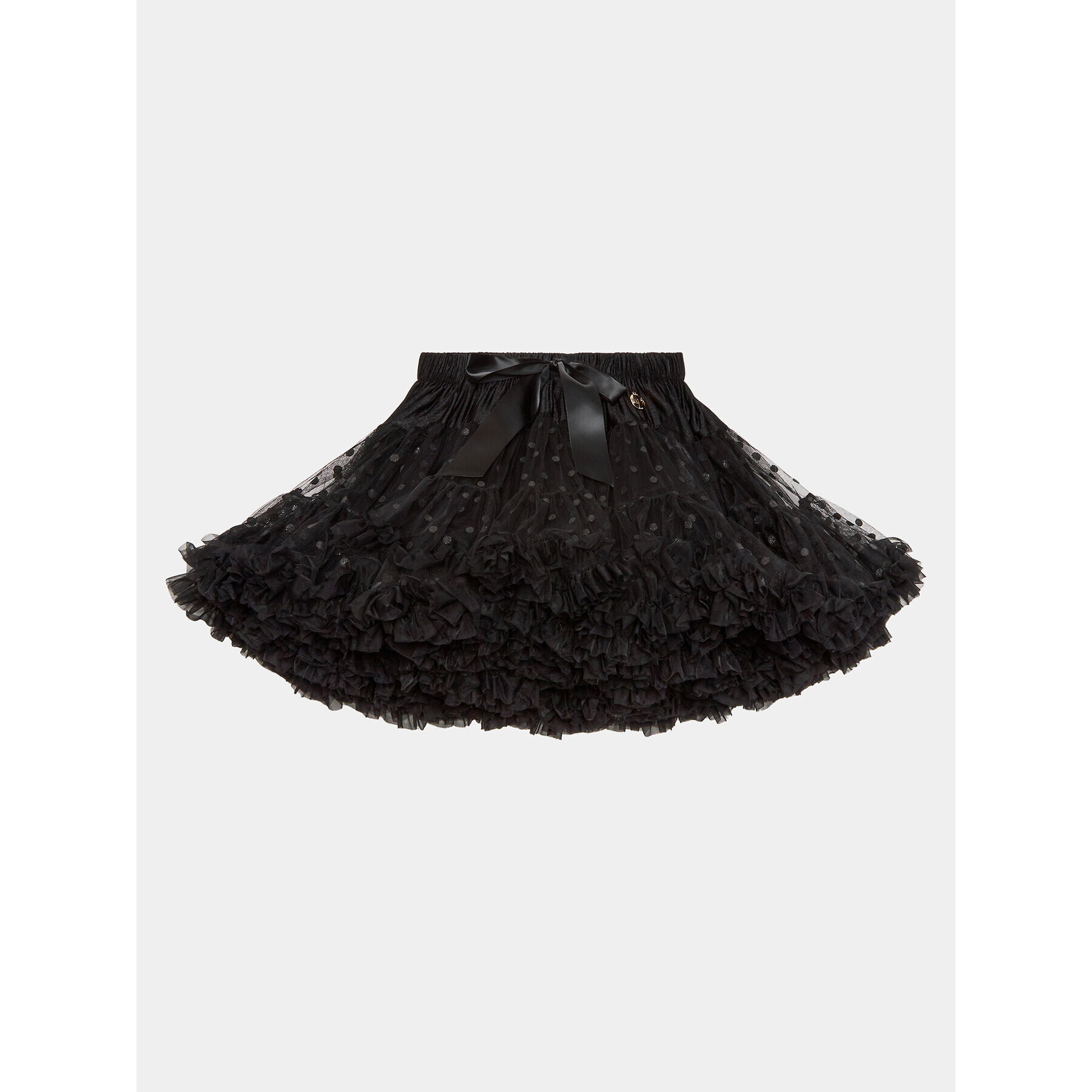 LaVashka fustă din tulle 14 G M Negru Regular Fit - Pled.ro