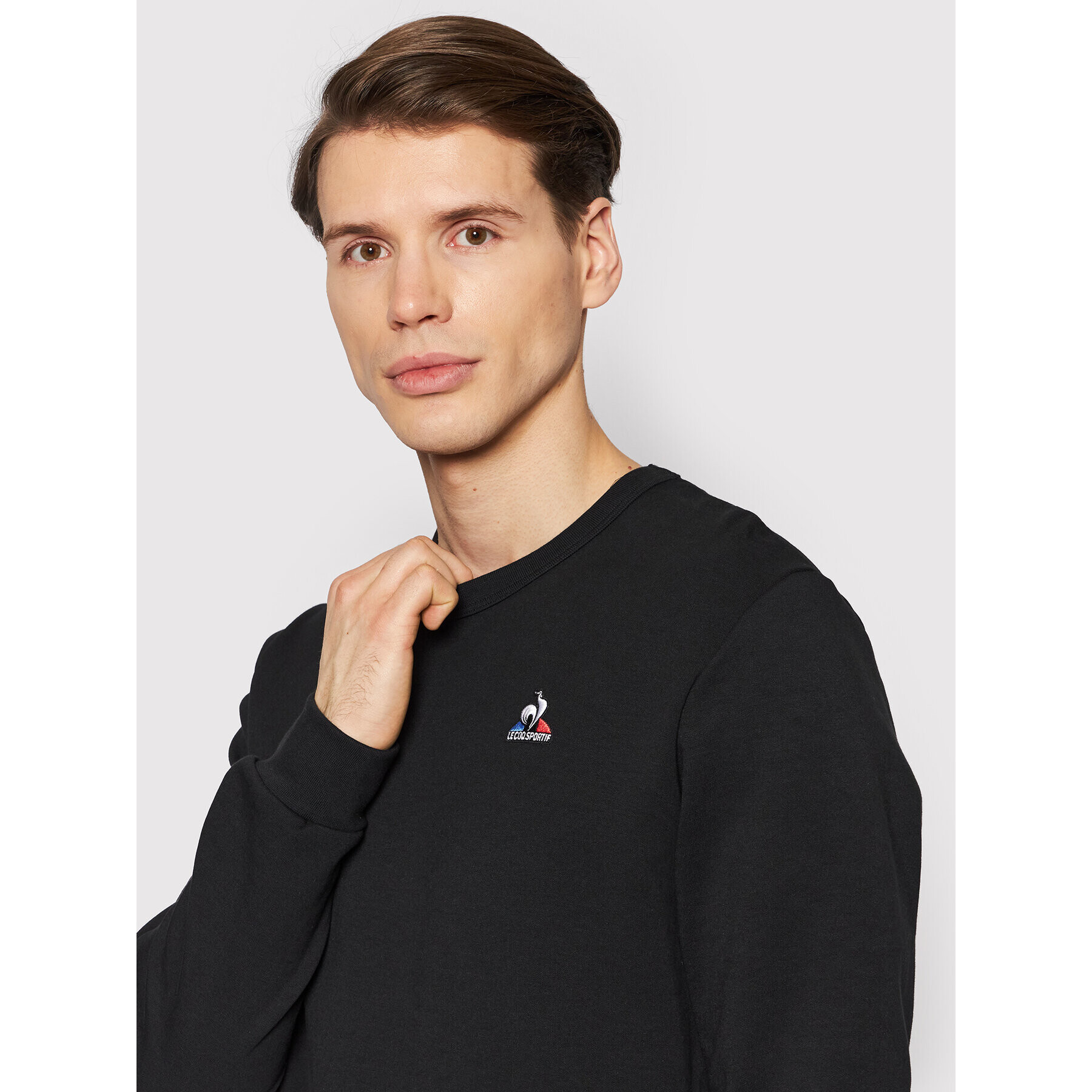 Le Coq Sportif Bluză 2120204 Negru Regular Fit - Pled.ro