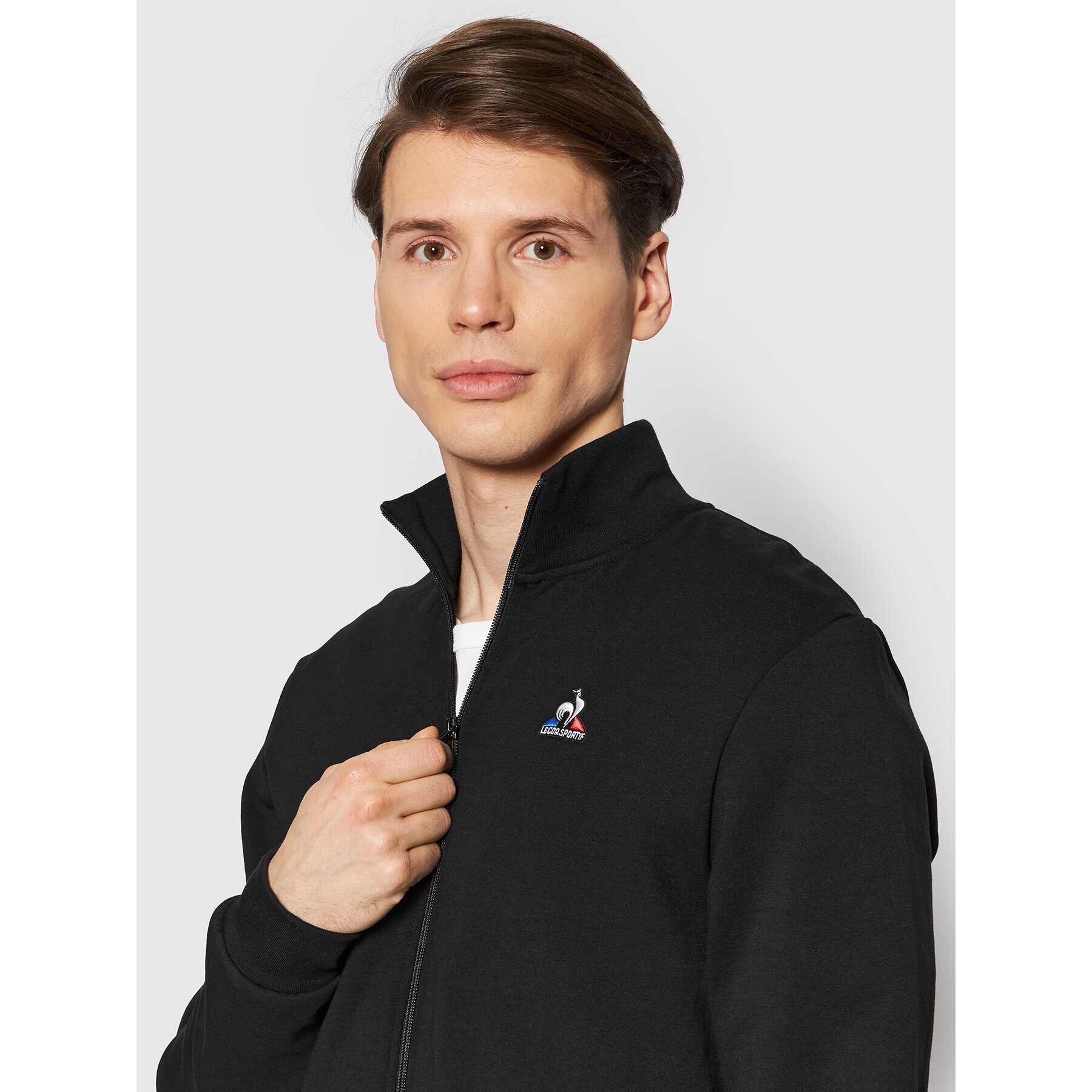 Le Coq Sportif Bluză 2120206 Negru Regular Fit - Pled.ro