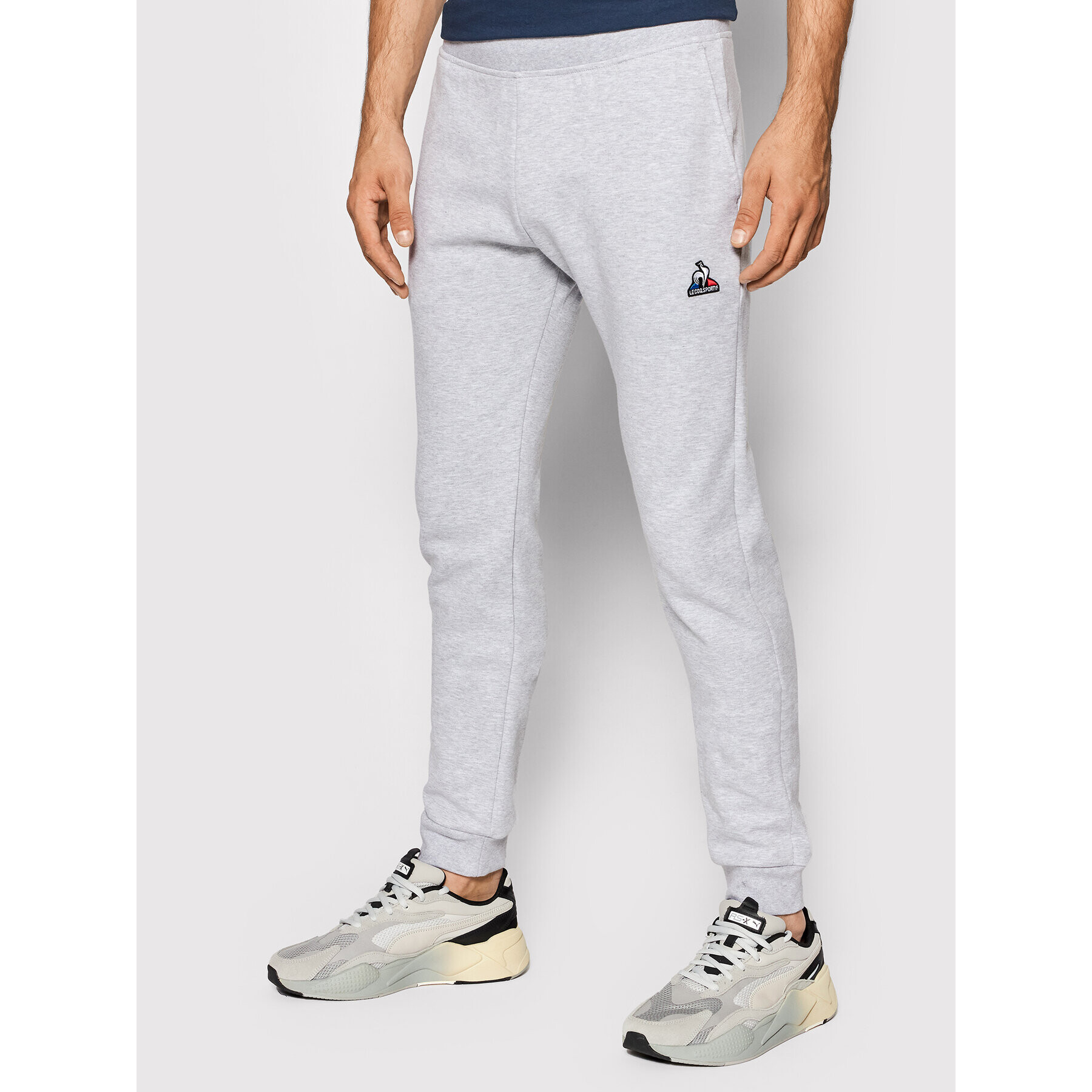 Le Coq Sportif Pantaloni trening 2120213 Gri Slim Fit - Pled.ro