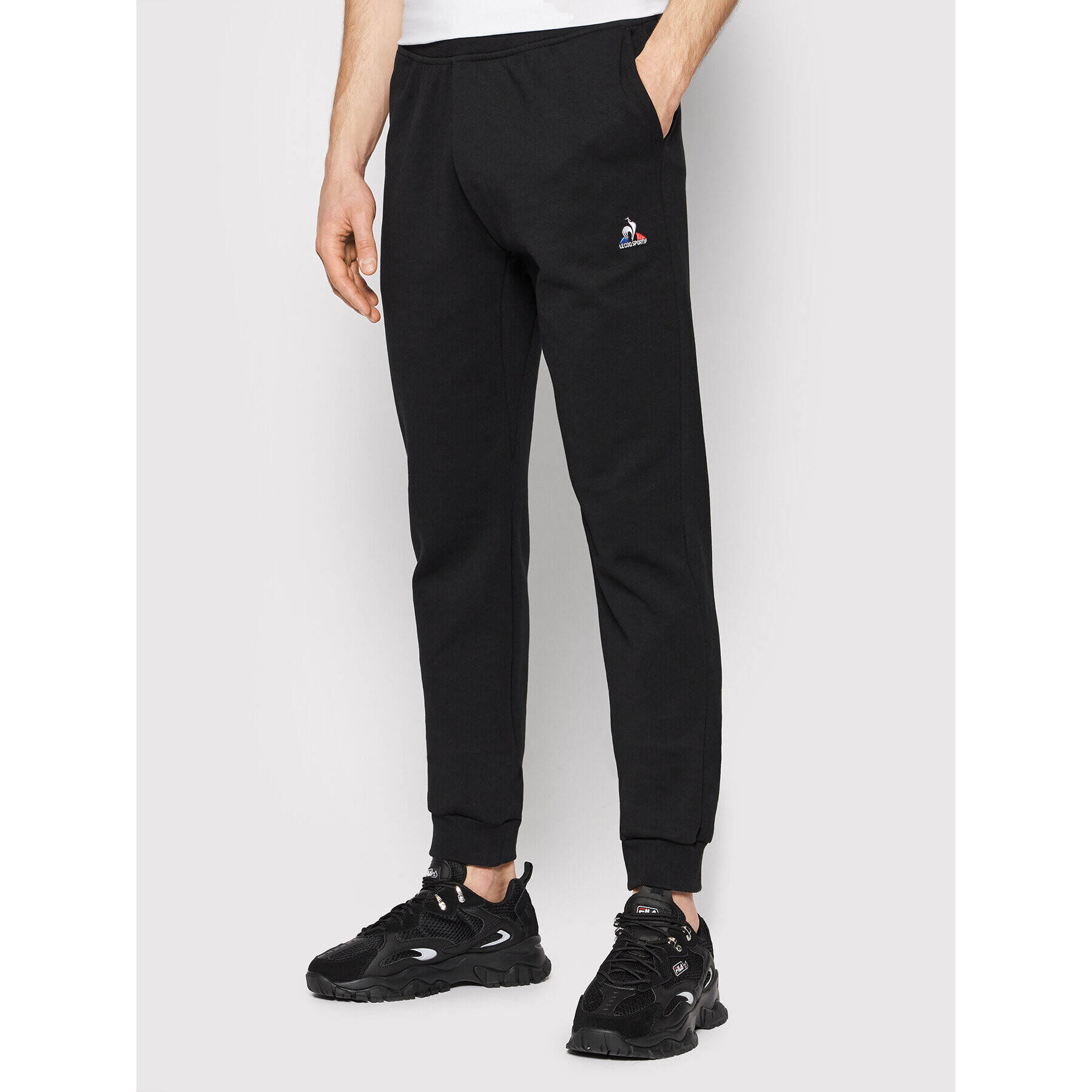 Le Coq Sportif Pantaloni trening 2120215 Negru Regular Fit - Pled.ro